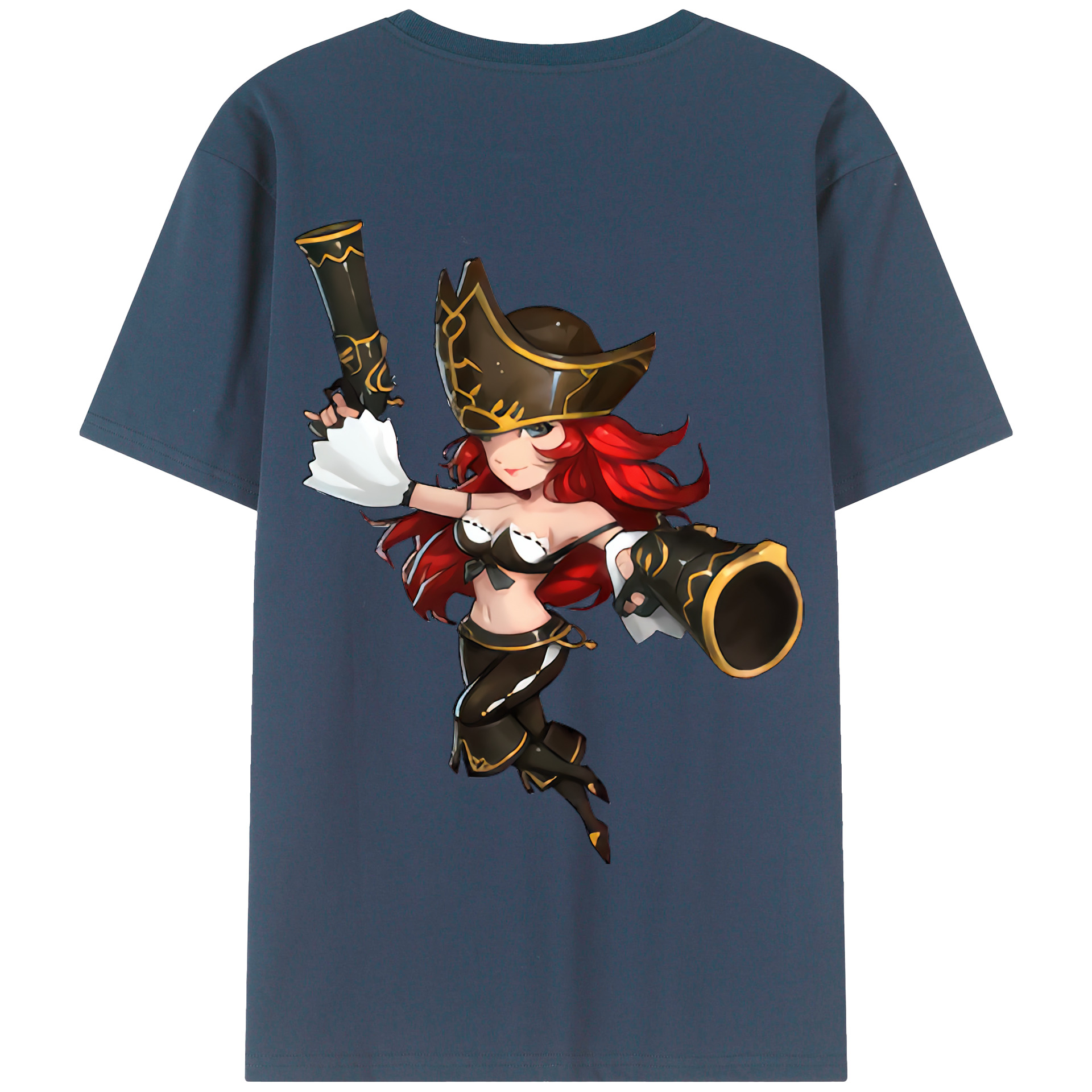 リーグ・オブ・レジェンド League of Legends LOL 綿100％半袖Tシャツ（背面プリント）