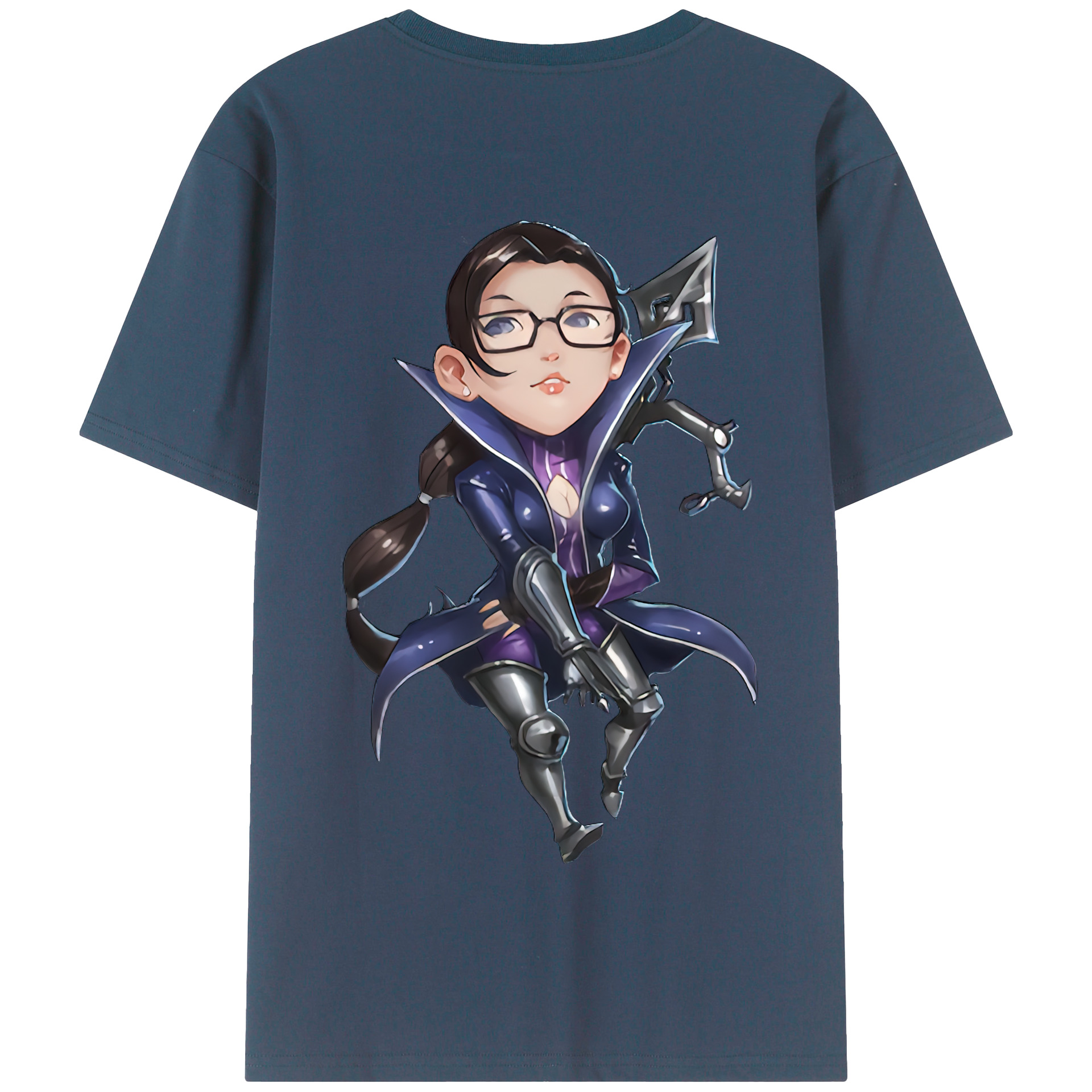 リーグ・オブ・レジェンド League of Legends LOL 綿100％半袖Tシャツ（背面プリント）