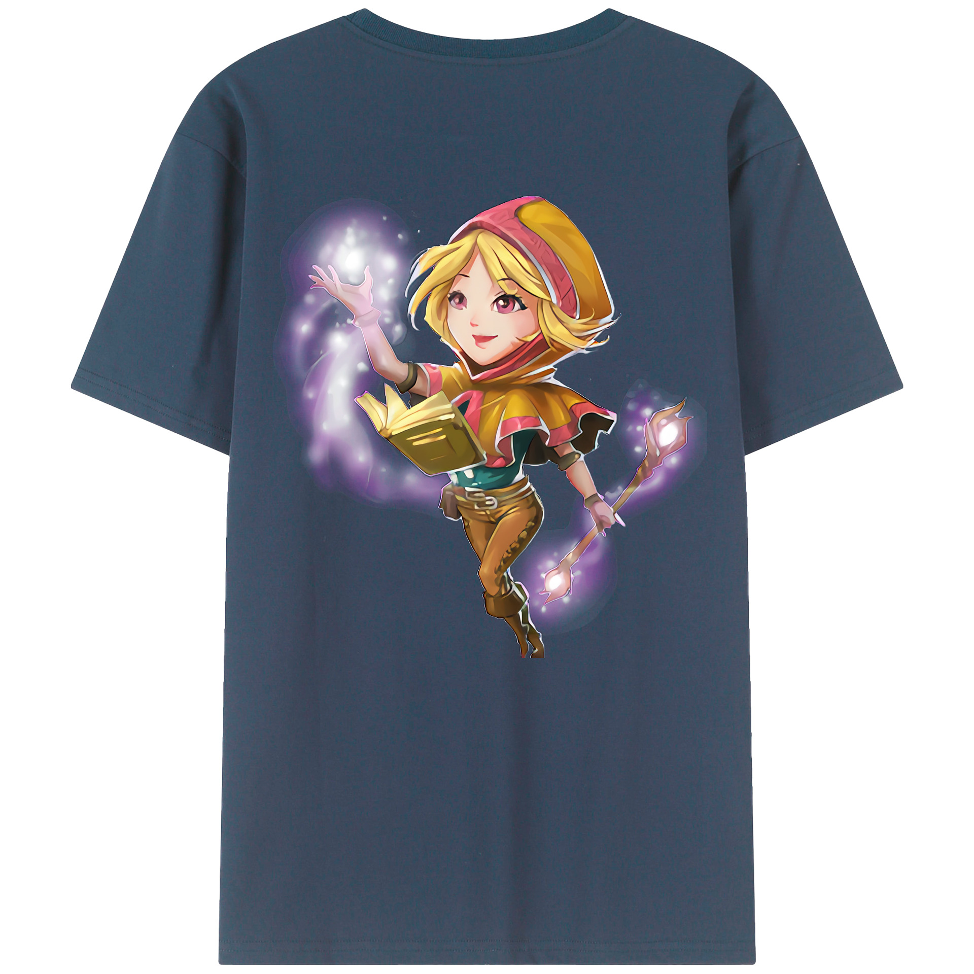 リーグ・オブ・レジェンド League of Legends LOL 綿100％半袖Tシャツ（背面プリント）