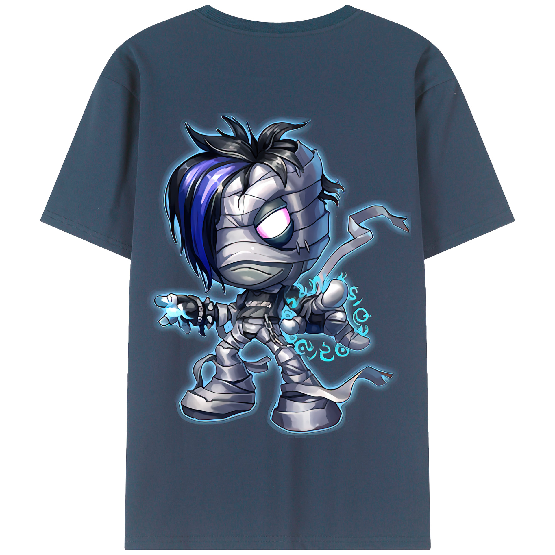 リーグ・オブ・レジェンド League of Legends LOL 綿100％半袖Tシャツ（背面プリント）