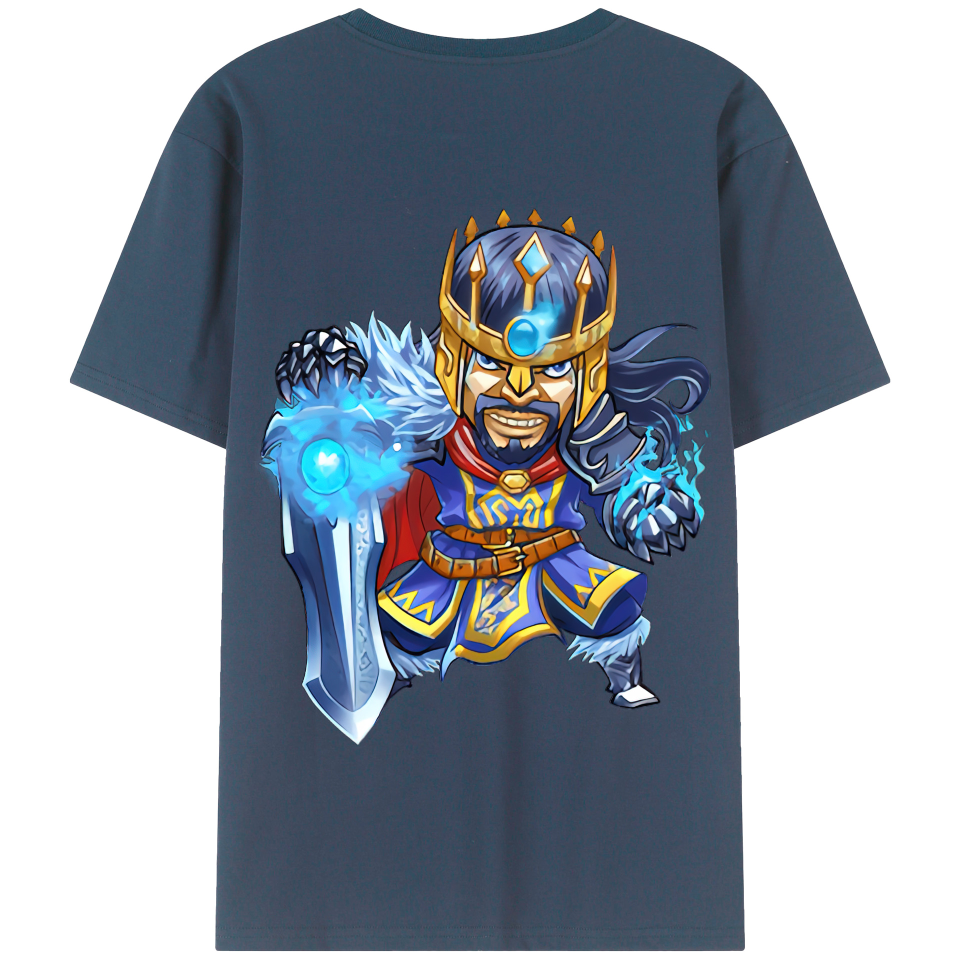 リーグ・オブ・レジェンド League of Legends LOL 綿100％半袖Tシャツ（背面プリント）