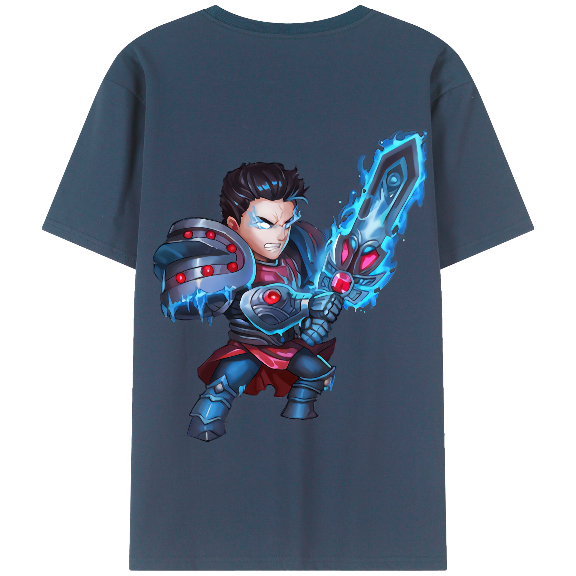 リーグ・オブ・レジェンド League of Legends LOL 綿100％半袖Tシャツ（背面プリント）
