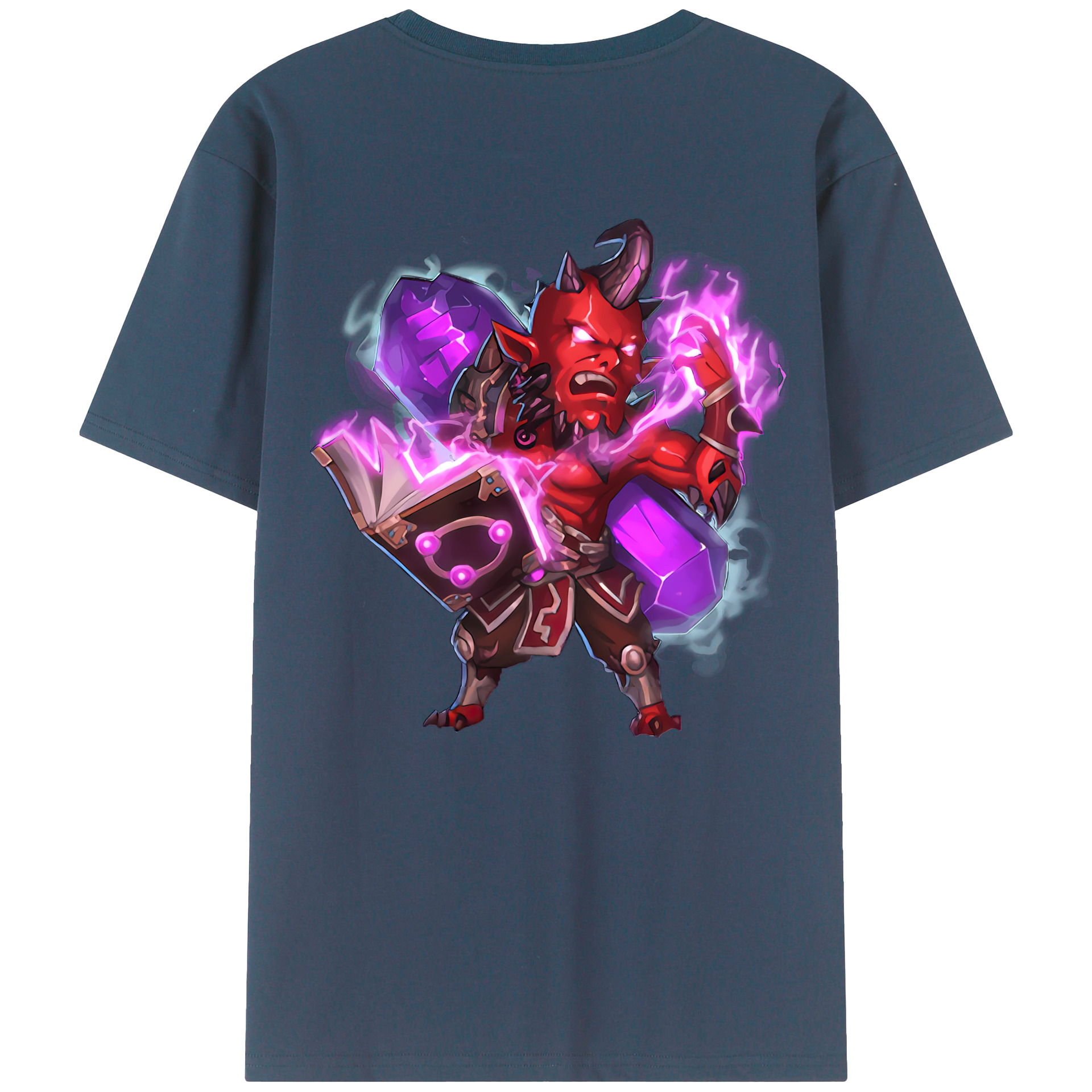 リーグ・オブ・レジェンド League of Legends LOL 綿100％半袖Tシャツ（背面プリント）