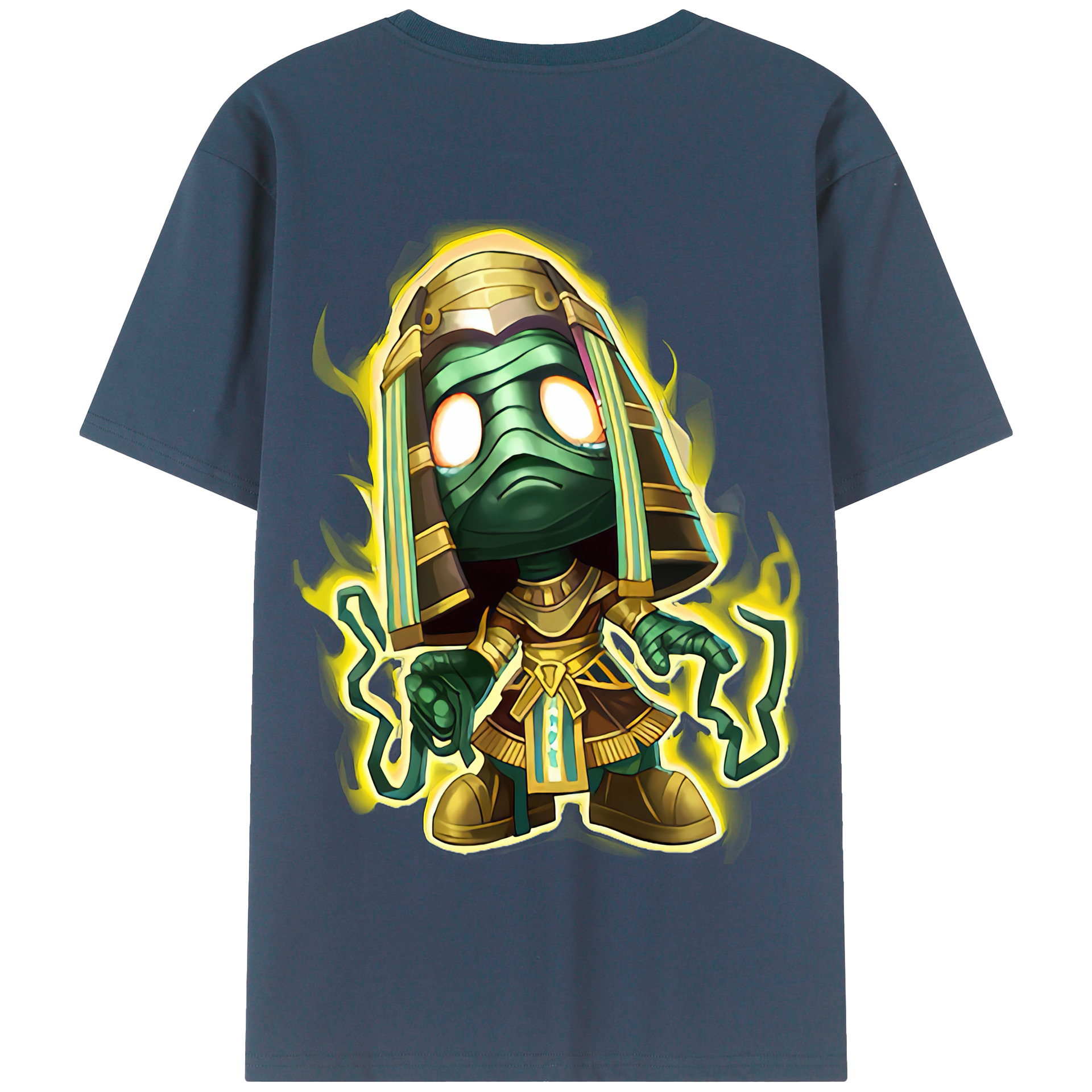 リーグ・オブ・レジェンド League of Legends LOL 綿100％半袖Tシャツ（背面プリント）