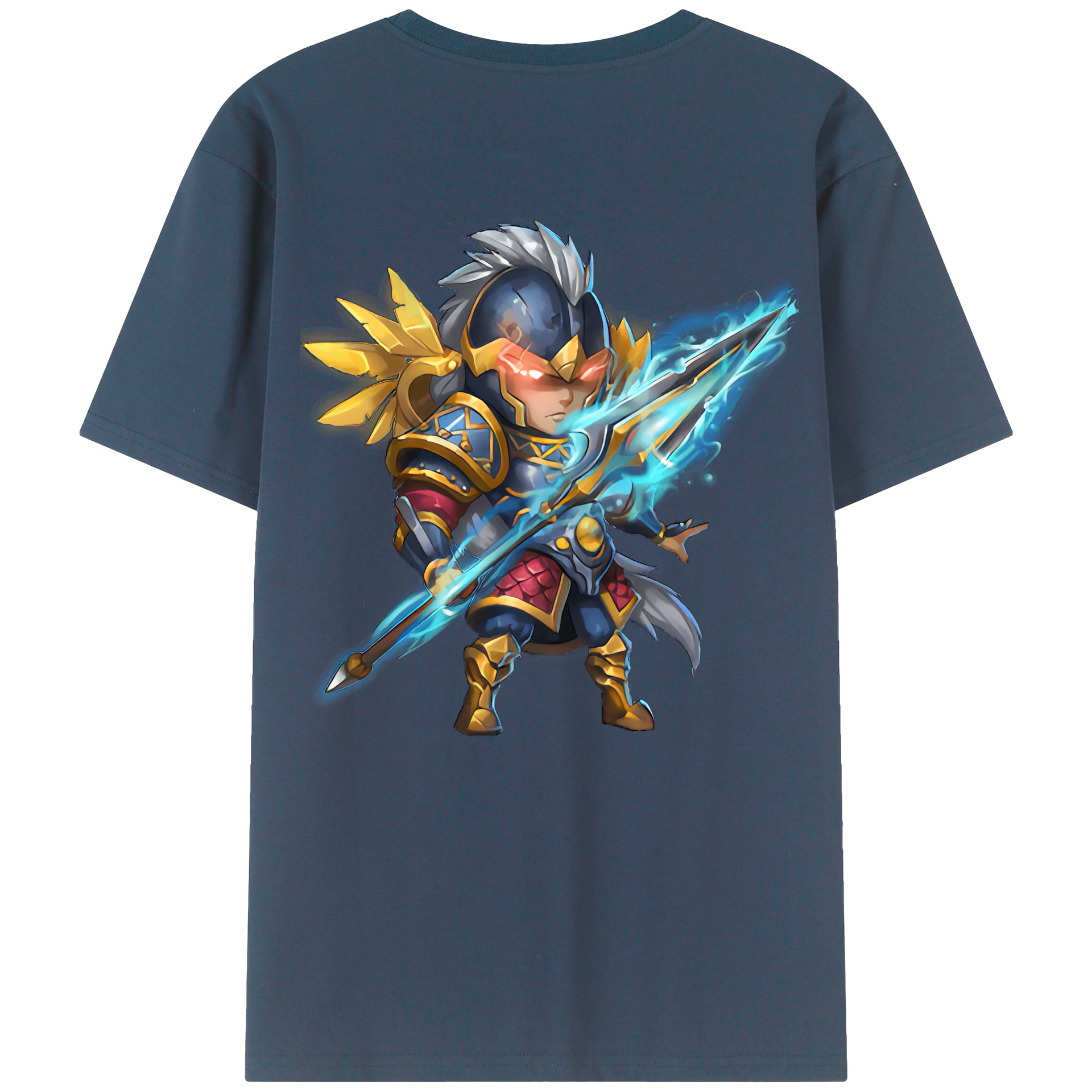 リーグ・オブ・レジェンド League of Legends LOL 綿100％半袖Tシャツ（背面プリント）
