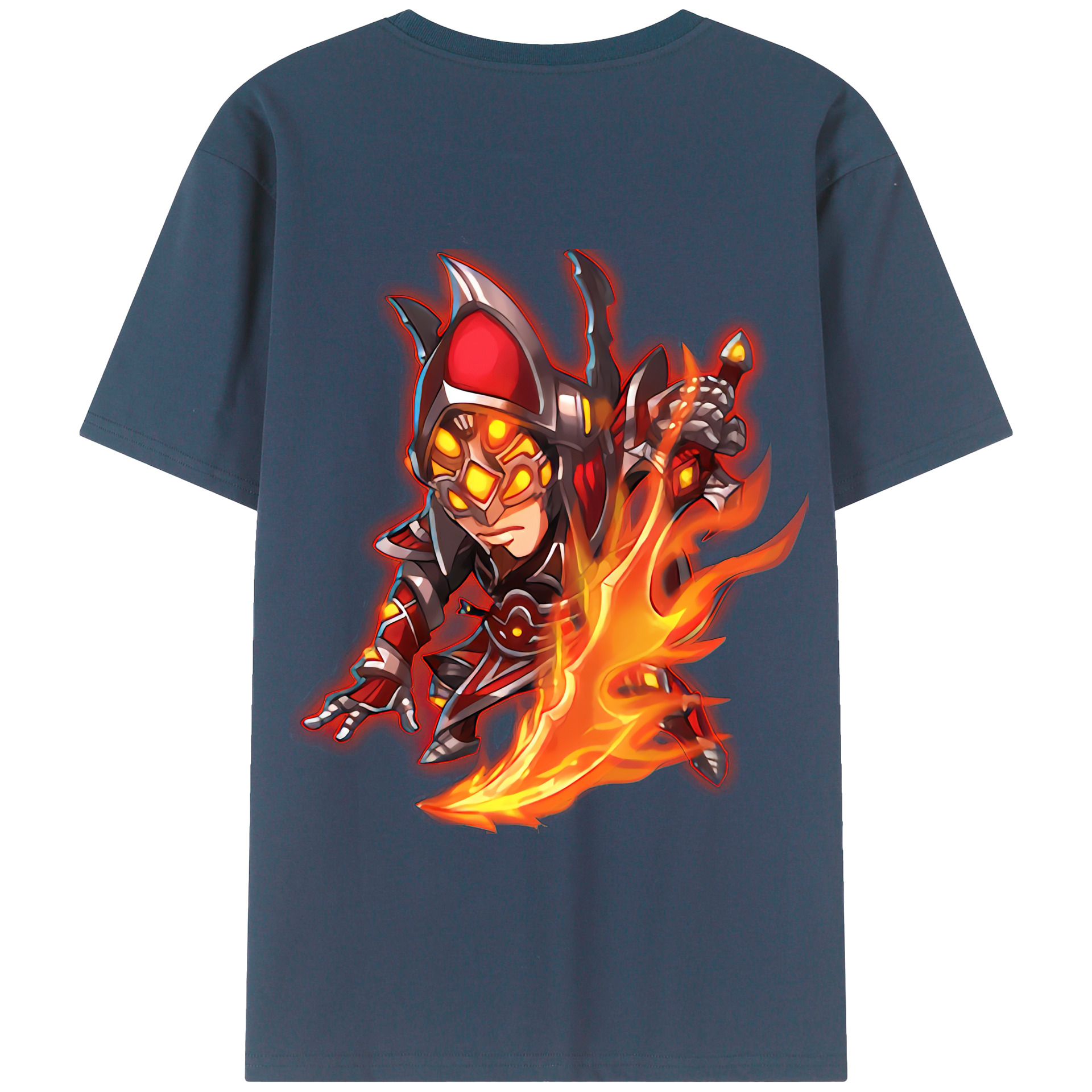 リーグ・オブ・レジェンド League of Legends LOL 綿100％半袖Tシャツ（背面プリント）