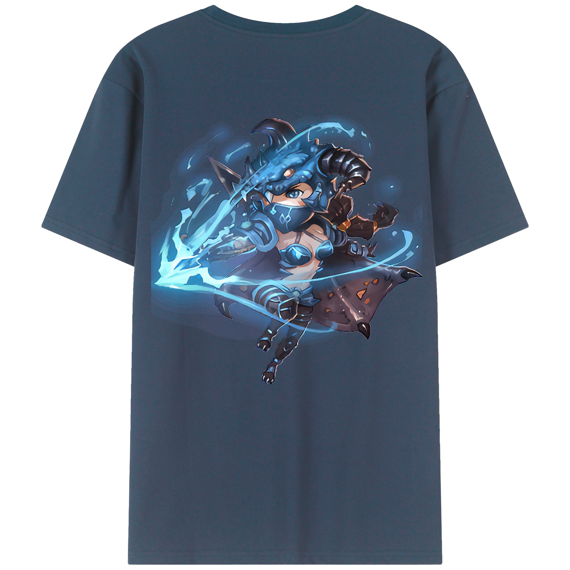 リーグ・オブ・レジェンド League of Legends LOL 綿100％半袖Tシャツ（背面プリント）