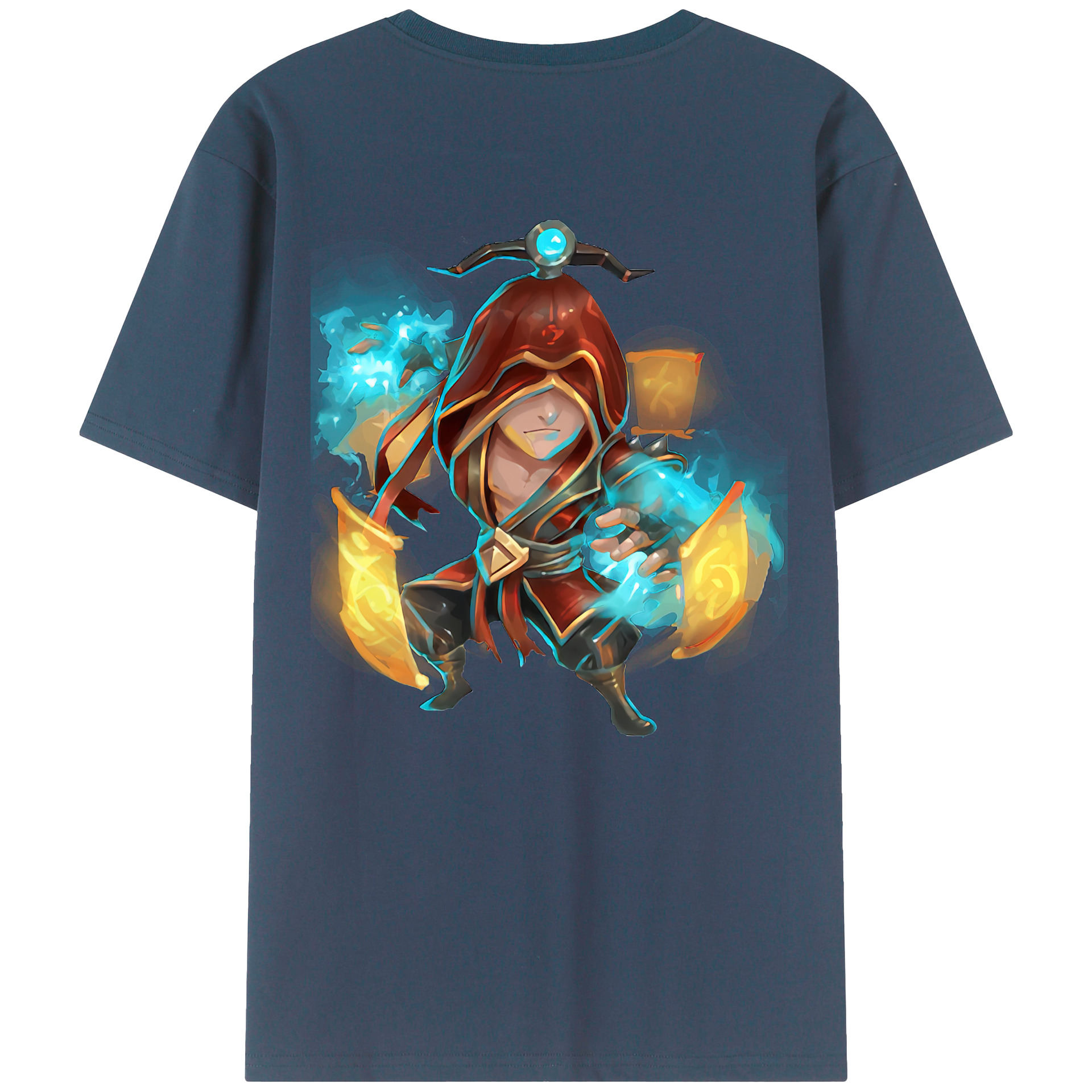 リーグ・オブ・レジェンド League of Legends LOL 綿100％半袖Tシャツ（背面プリント）