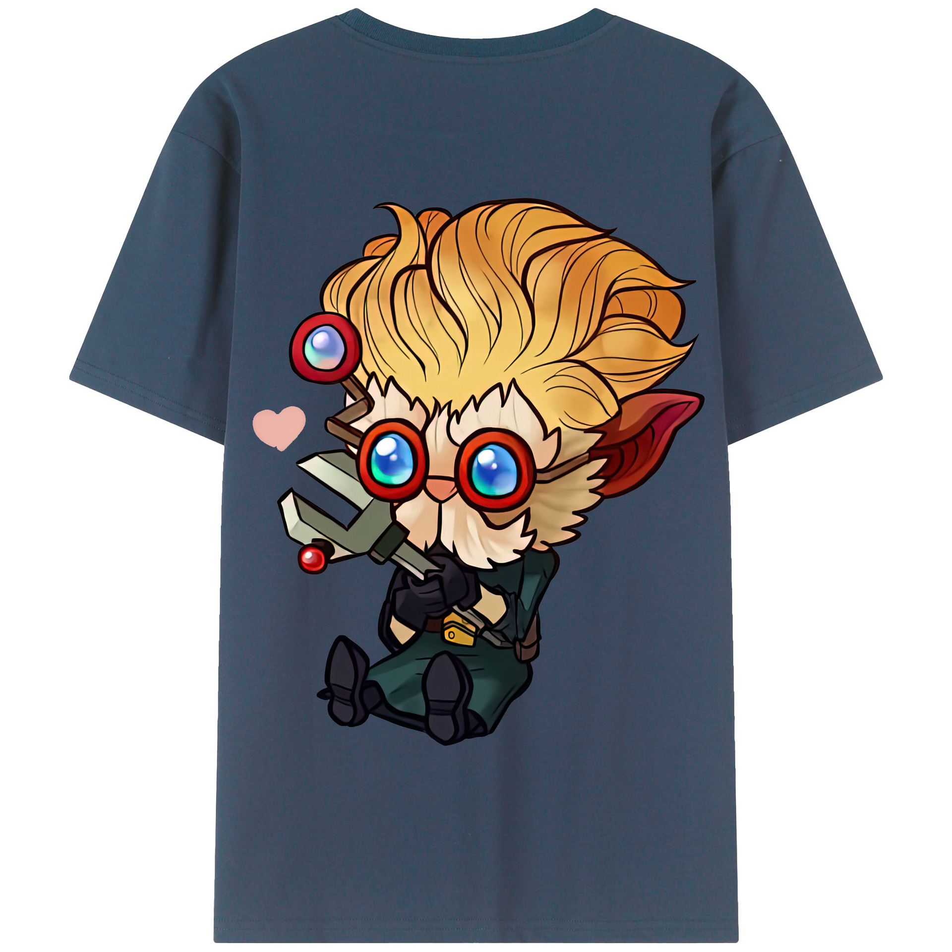 リーグ・オブ・レジェンド League of Legends LOL 綿100％半袖Tシャツ（背面プリント）