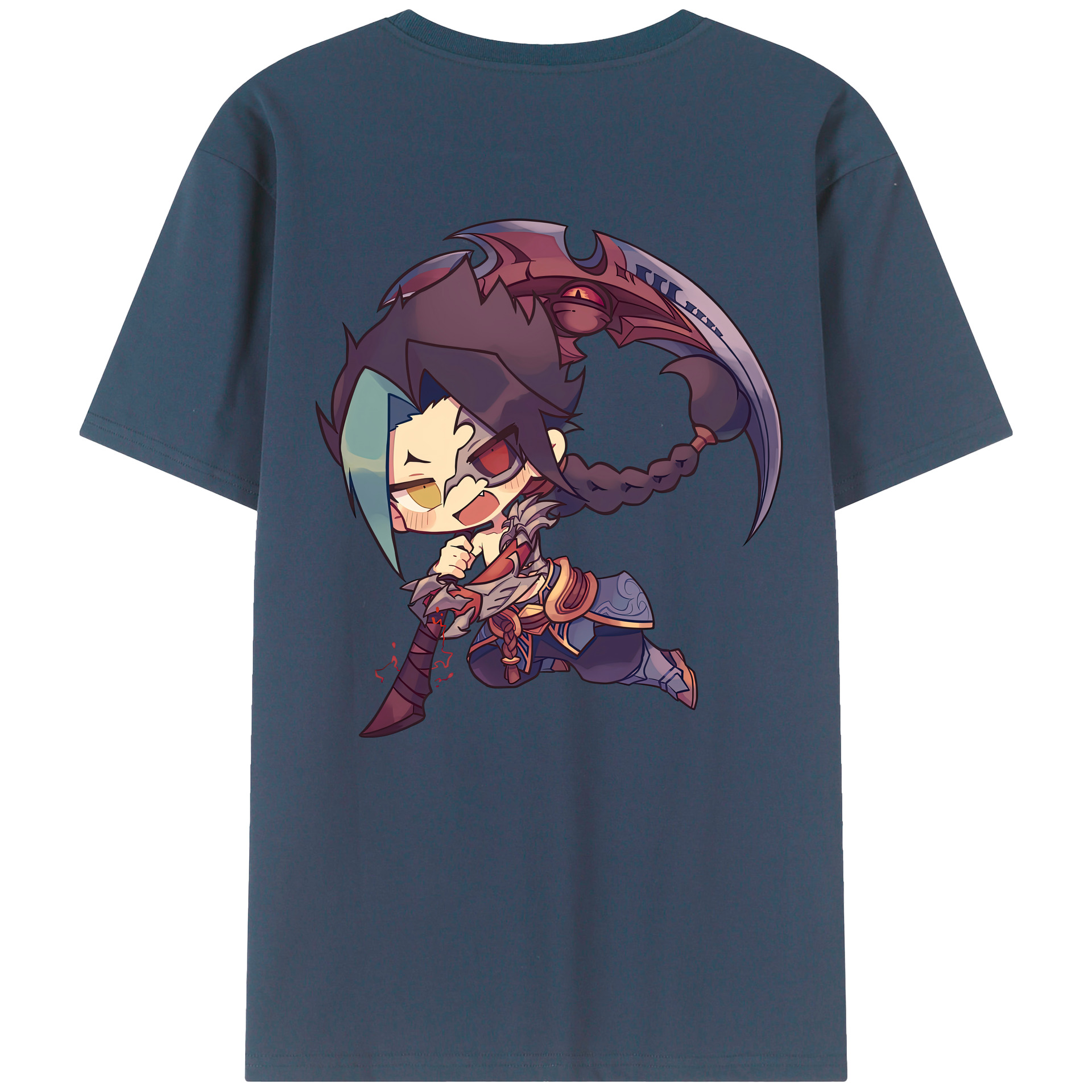 リーグ・オブ・レジェンド League of Legends LOL 綿100％半袖Tシャツ（背面プリント）