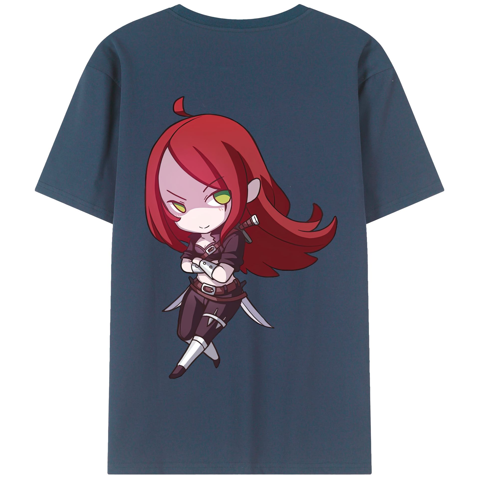 リーグ・オブ・レジェンド League of Legends LOL 綿100％半袖Tシャツ（背面プリント）