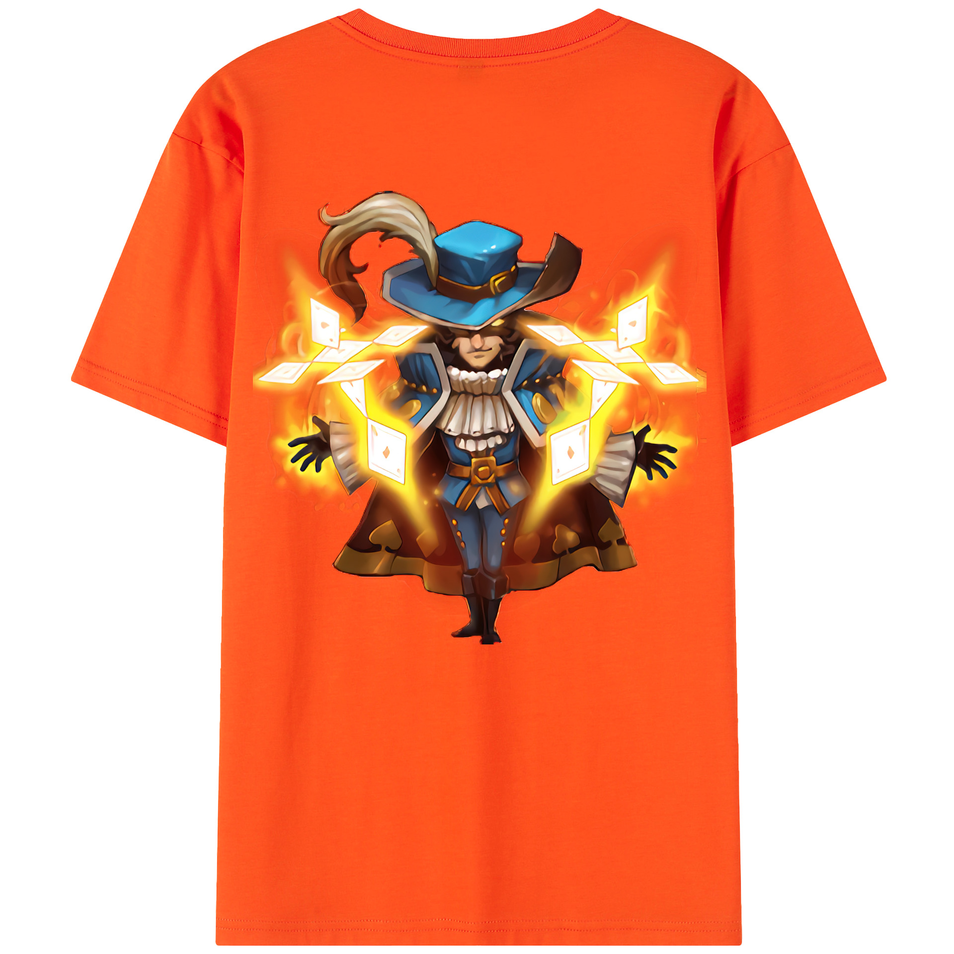 リーグ・オブ・レジェンド League of Legends LOL 綿100％半袖Tシャツ（背面プリント）