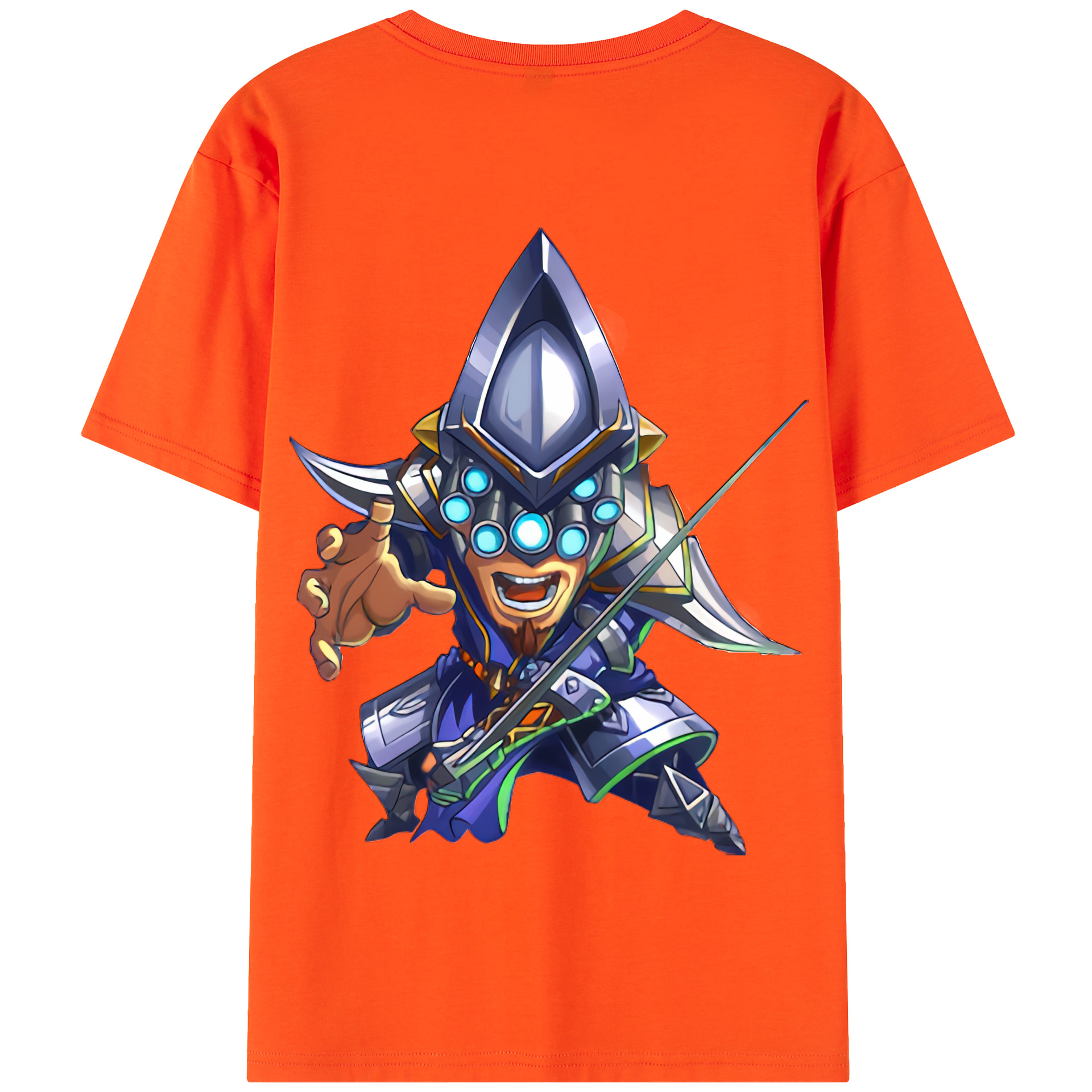 リーグ・オブ・レジェンド League of Legends LOL 綿100％半袖Tシャツ（背面プリント）