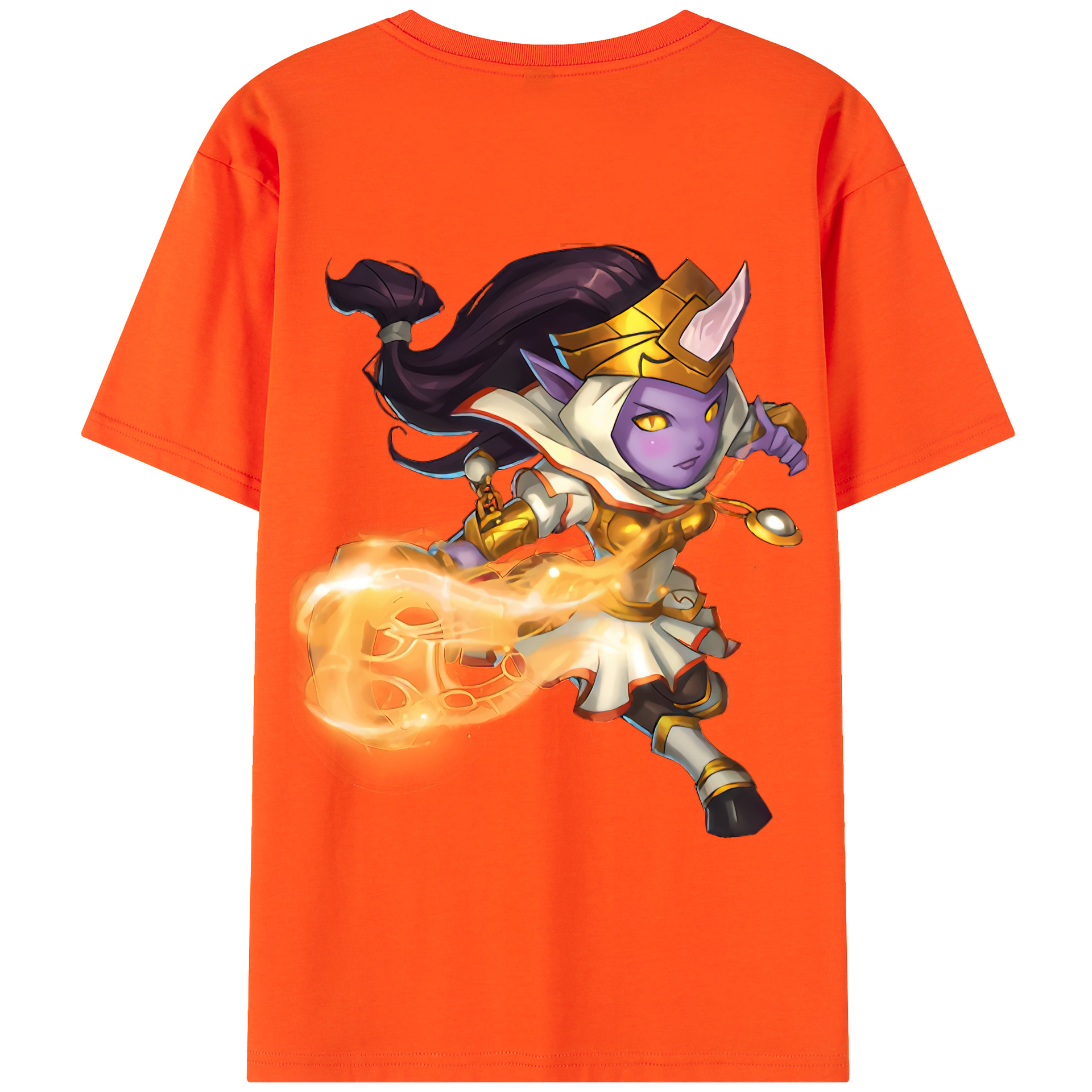 リーグ・オブ・レジェンド League of Legends LOL 綿100％半袖Tシャツ（背面プリント）