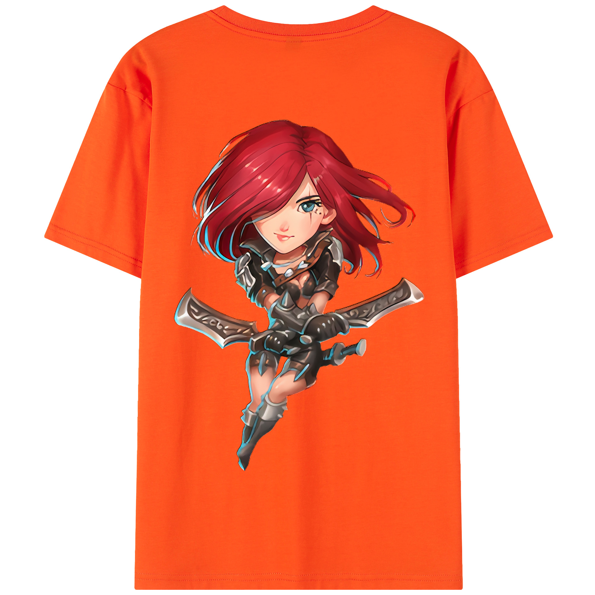 リーグ・オブ・レジェンド League of Legends LOL 綿100％半袖Tシャツ（背面プリント）