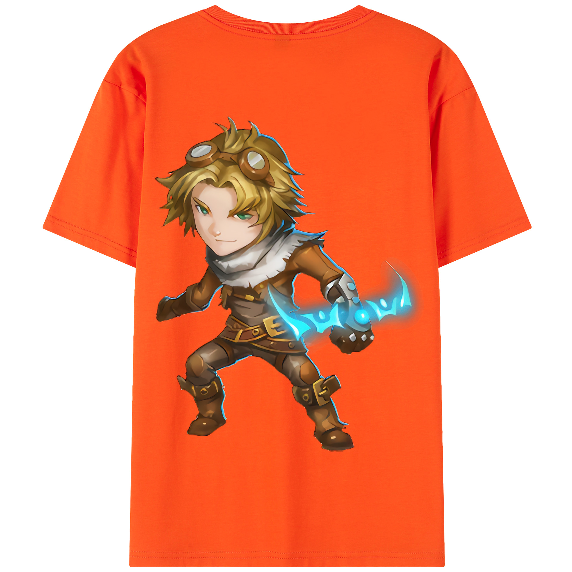 リーグ・オブ・レジェンド League of Legends LOL 綿100％半袖Tシャツ（背面プリント）