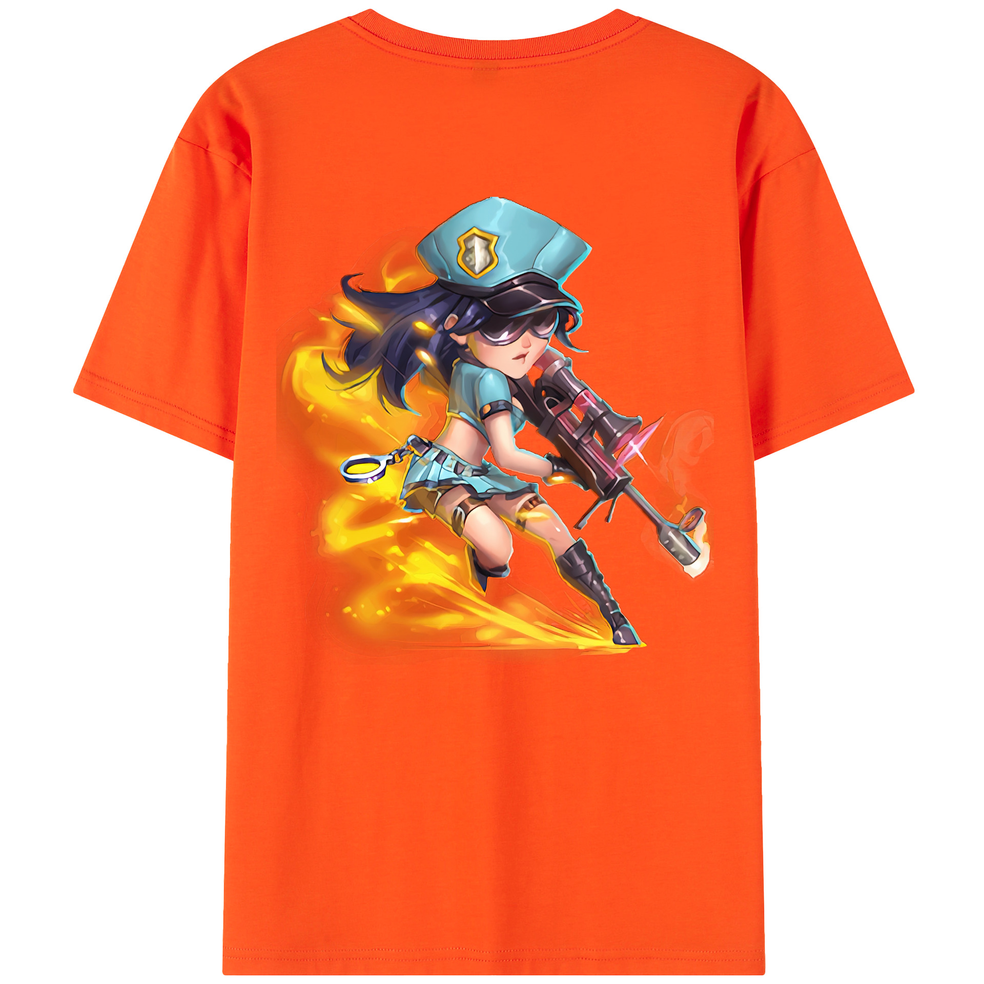 リーグ・オブ・レジェンド League of Legends LOL 綿100％半袖Tシャツ（背面プリント）