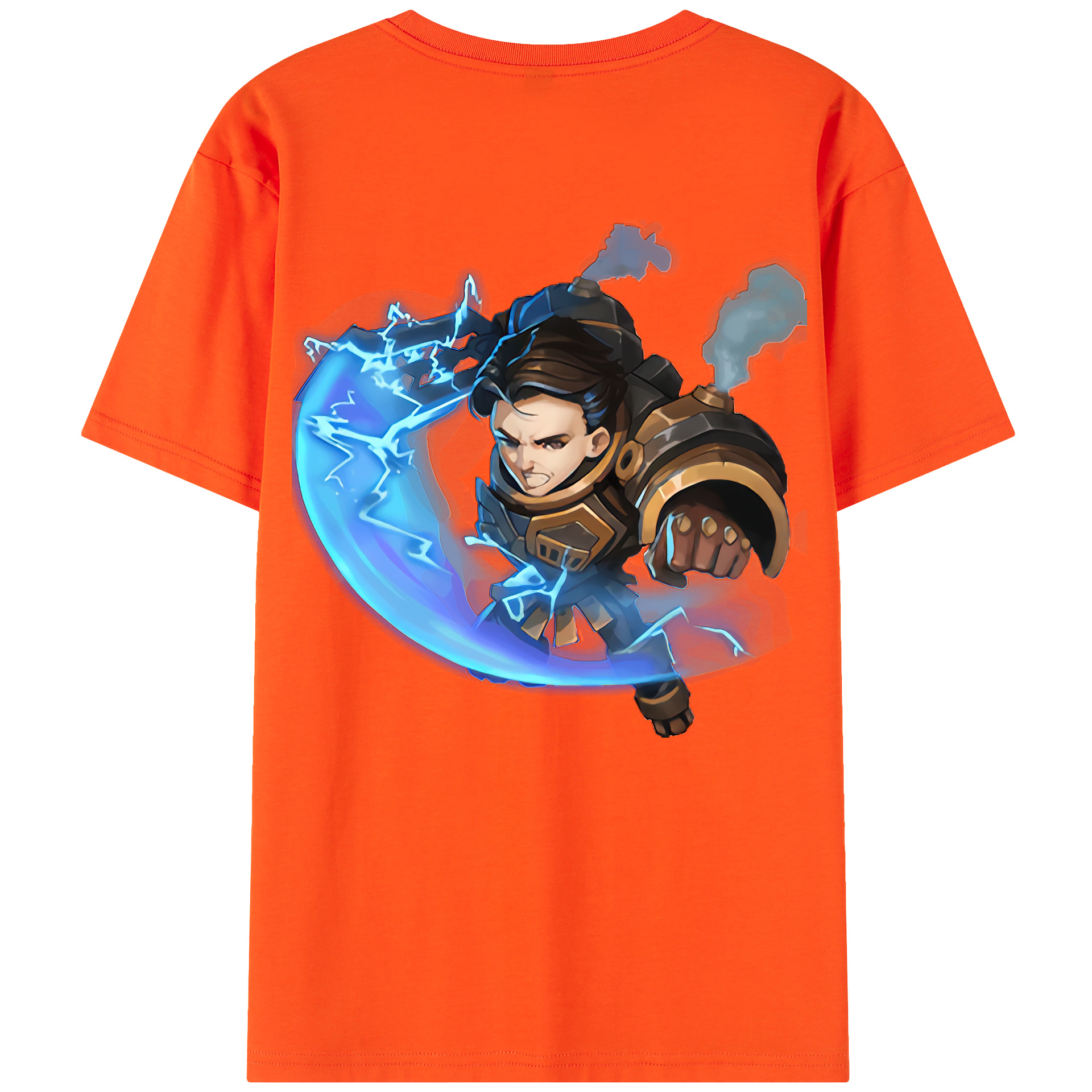 リーグ・オブ・レジェンド League of Legends LOL 綿100％半袖Tシャツ（背面プリント）
