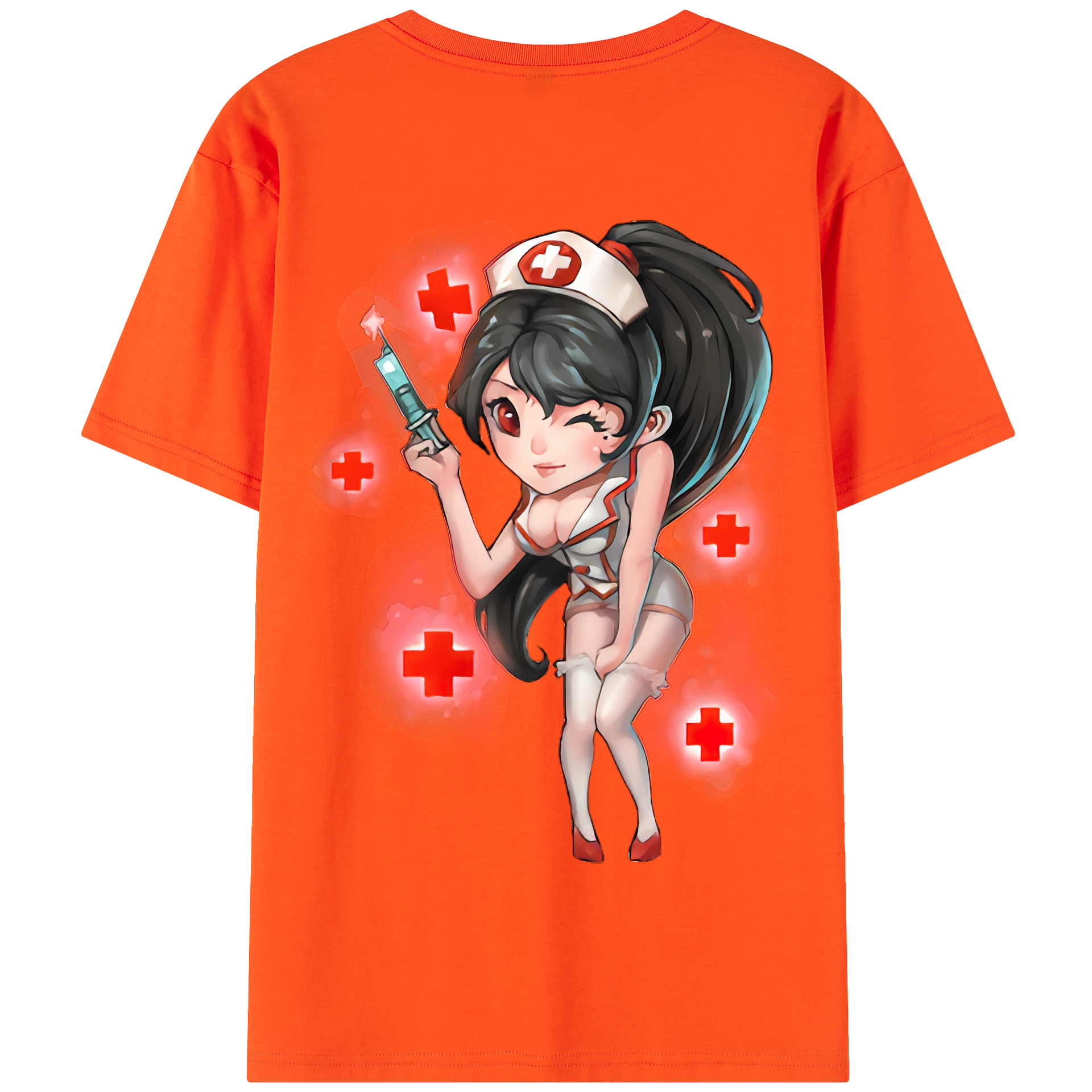 リーグ・オブ・レジェンド League of Legends LOL 綿100％半袖Tシャツ（背面プリント）