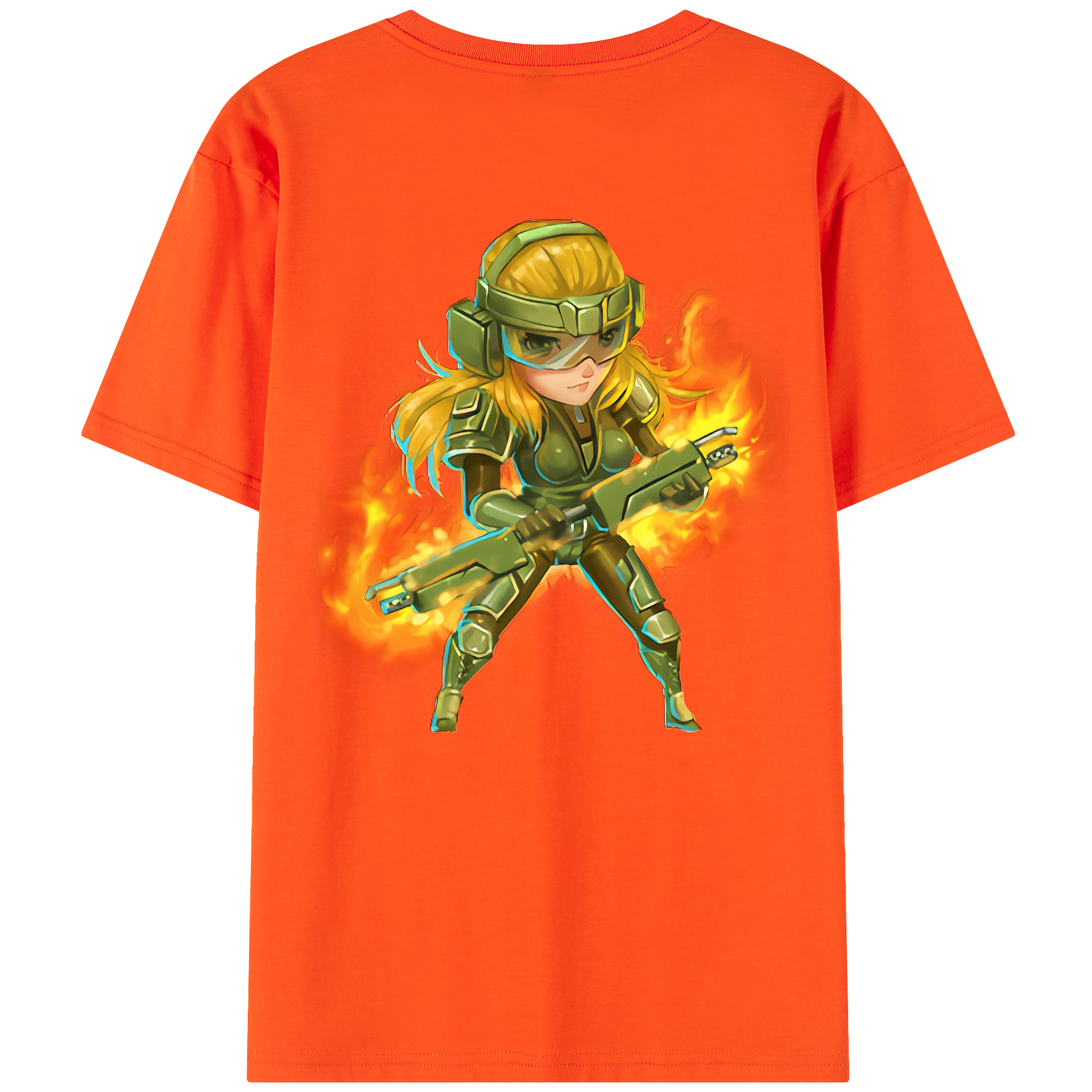 リーグ・オブ・レジェンド League of Legends LOL 綿100％半袖Tシャツ（背面プリント）