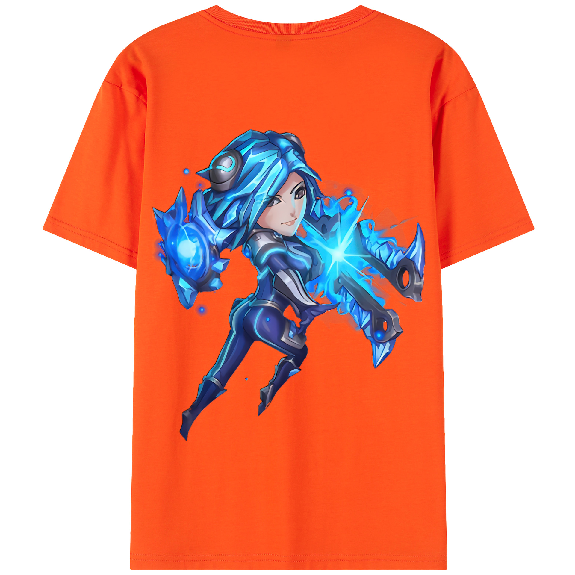 リーグ・オブ・レジェンド League of Legends LOL 綿100％半袖Tシャツ（背面プリント）