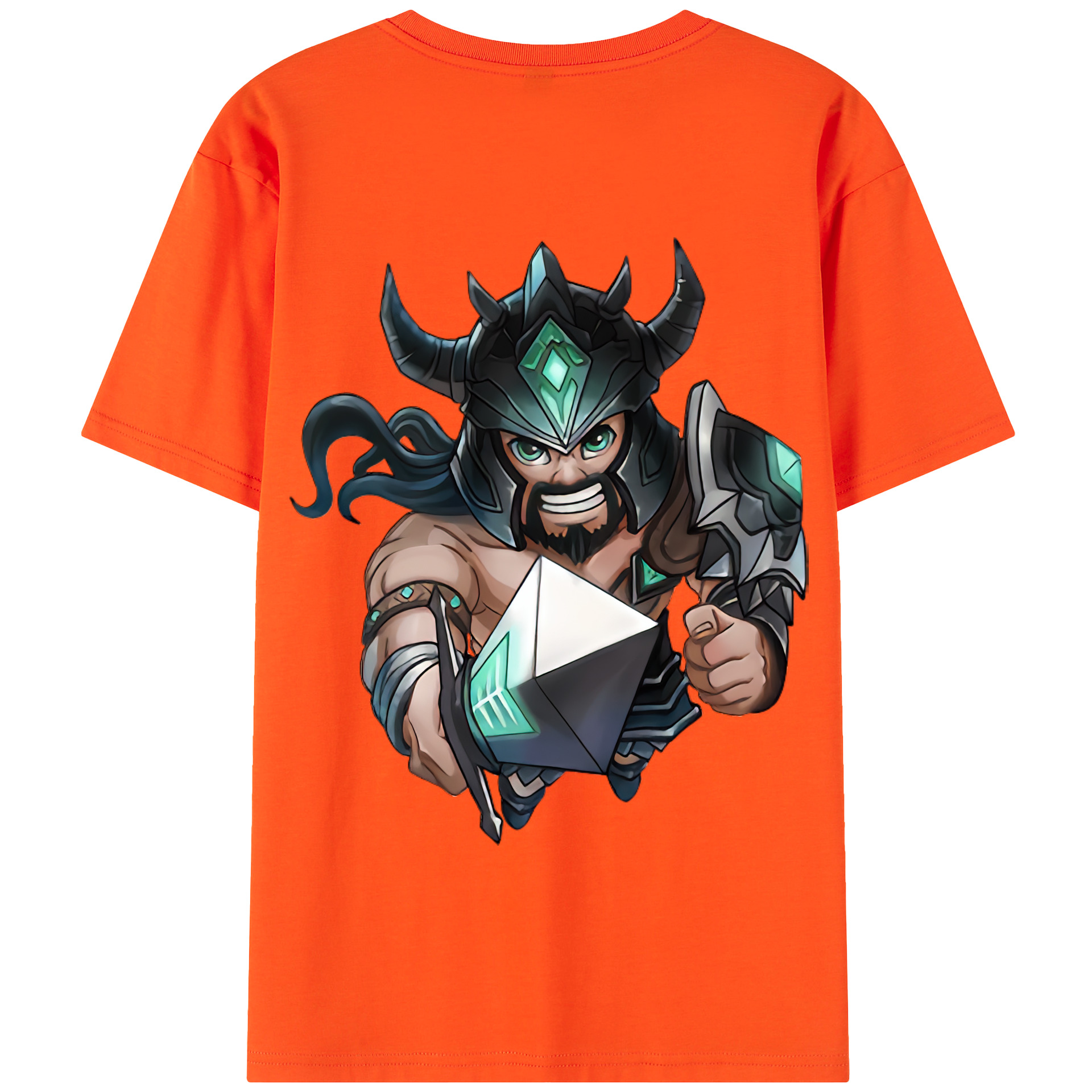 リーグ・オブ・レジェンド League of Legends LOL 綿100％半袖Tシャツ（背面プリント）