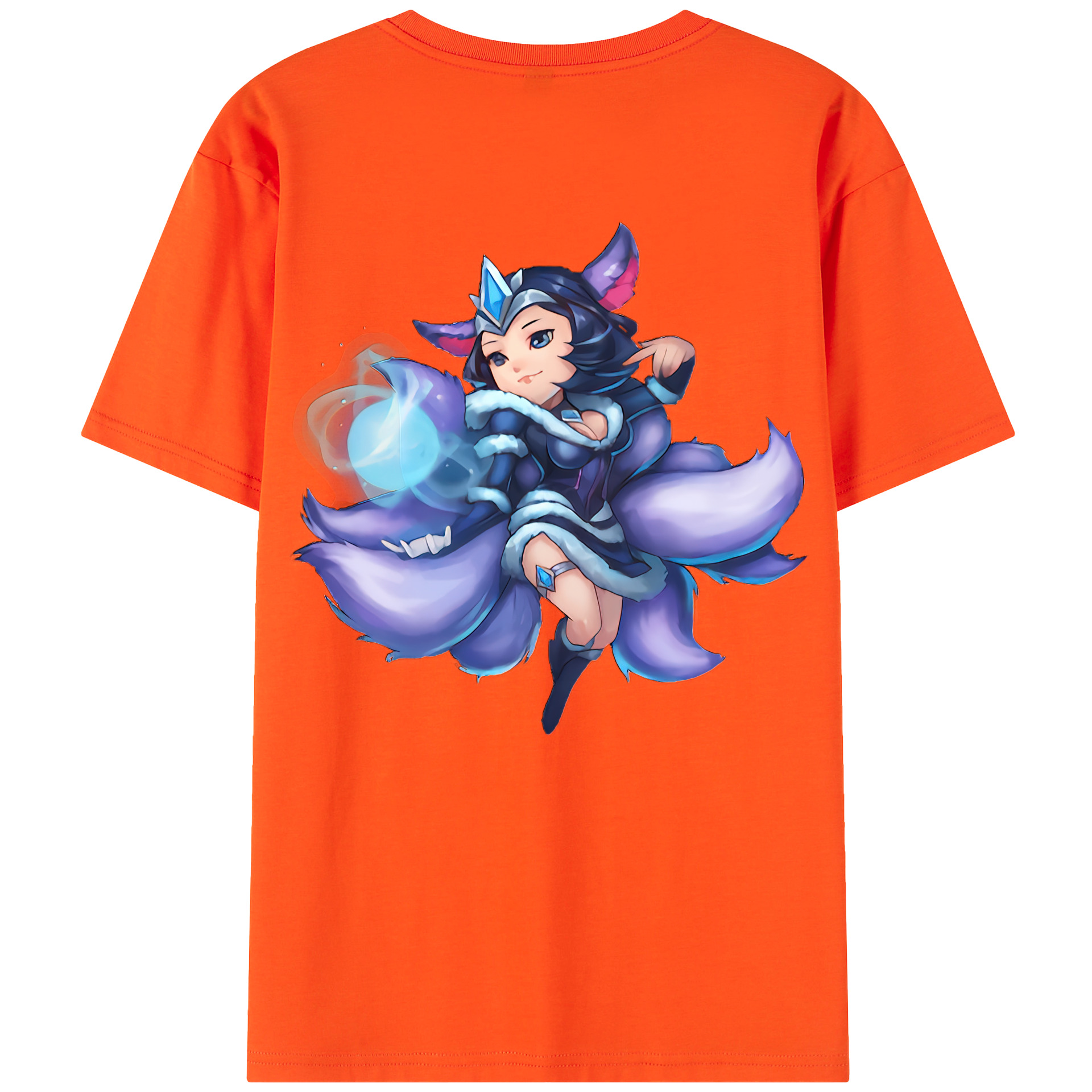 リーグ・オブ・レジェンド League of Legends LOL 綿100％半袖Tシャツ（背面プリント）