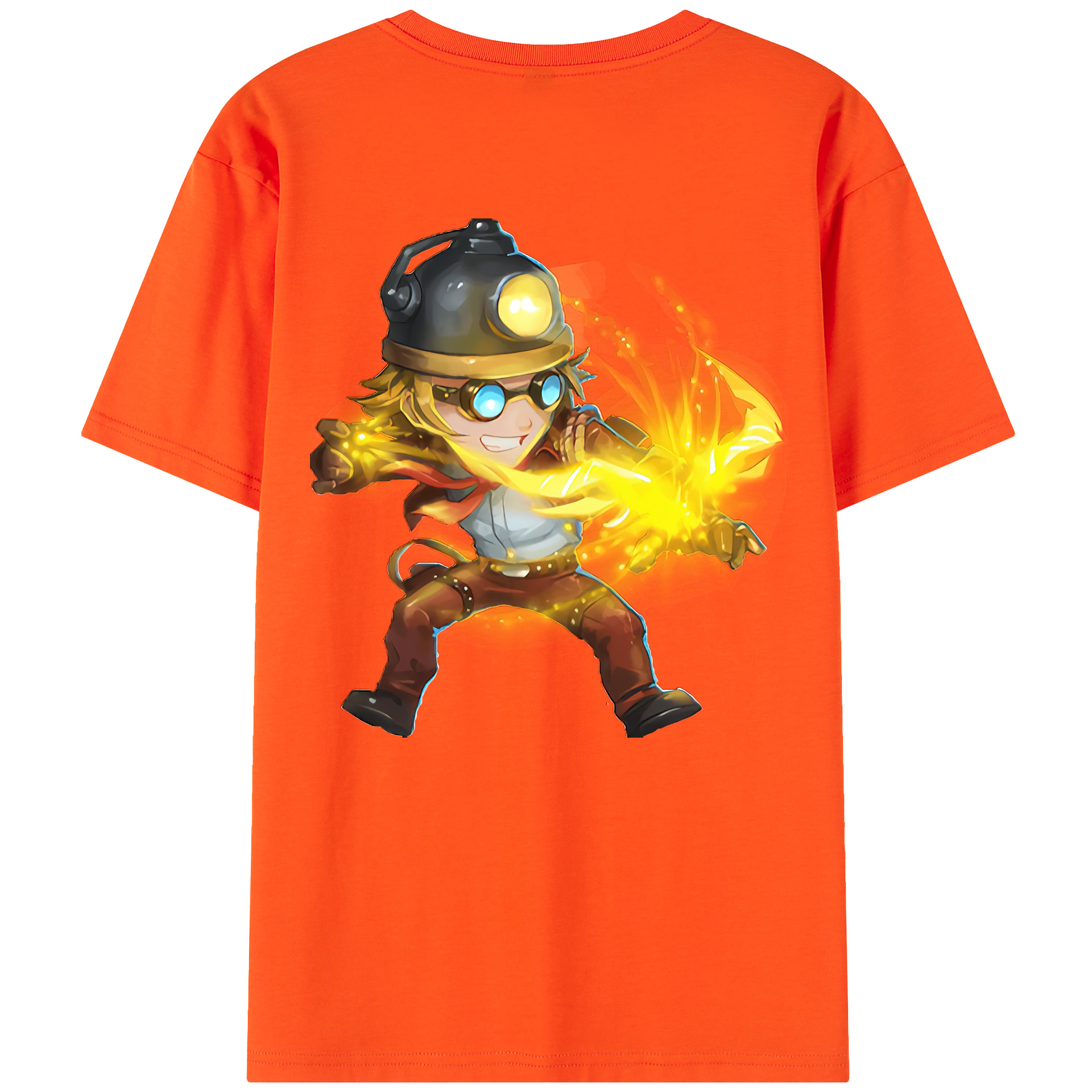 リーグ・オブ・レジェンド League of Legends LOL 綿100％半袖Tシャツ（背面プリント）