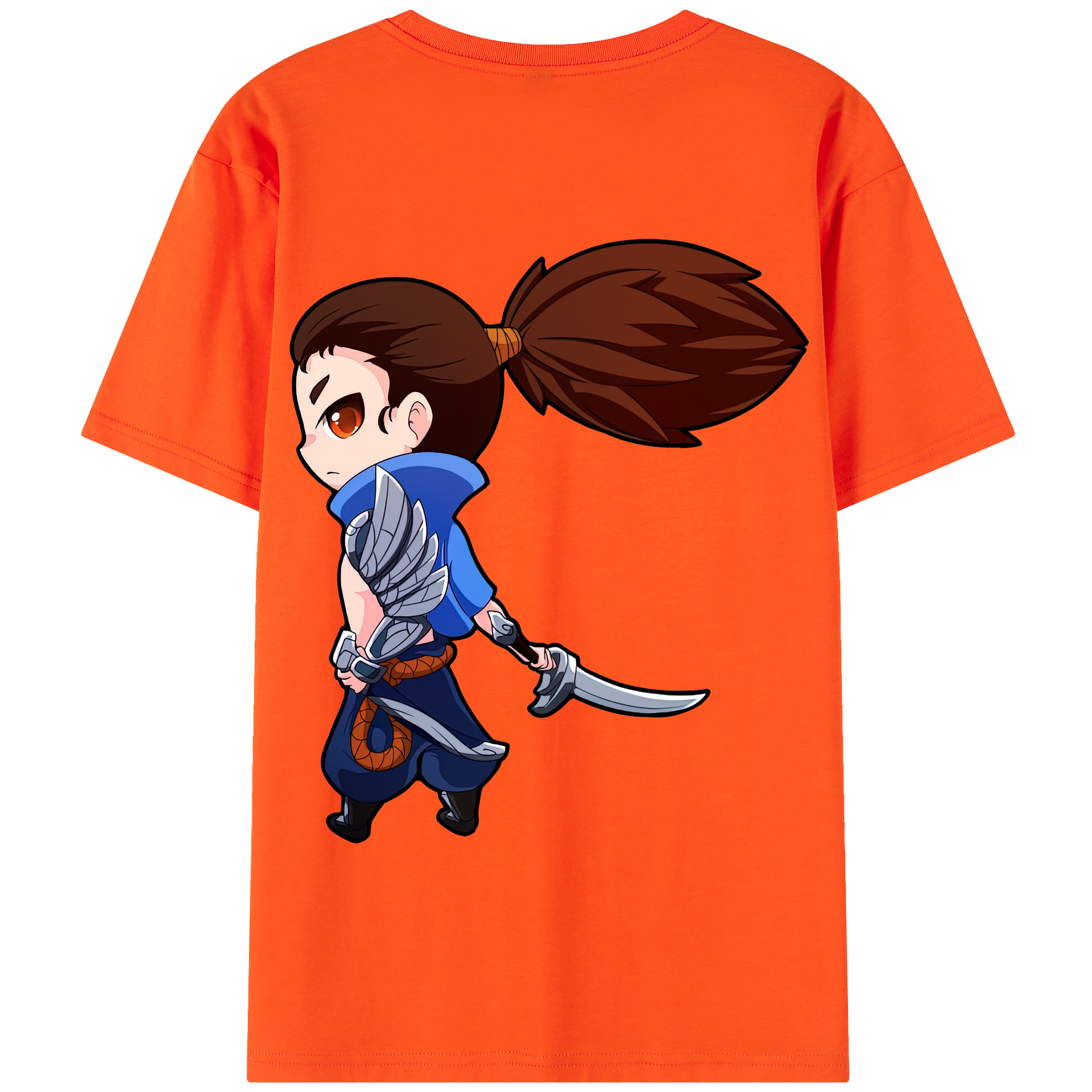 リーグ・オブ・レジェンド League of Legends LOL 綿100％半袖Tシャツ（背面プリント）