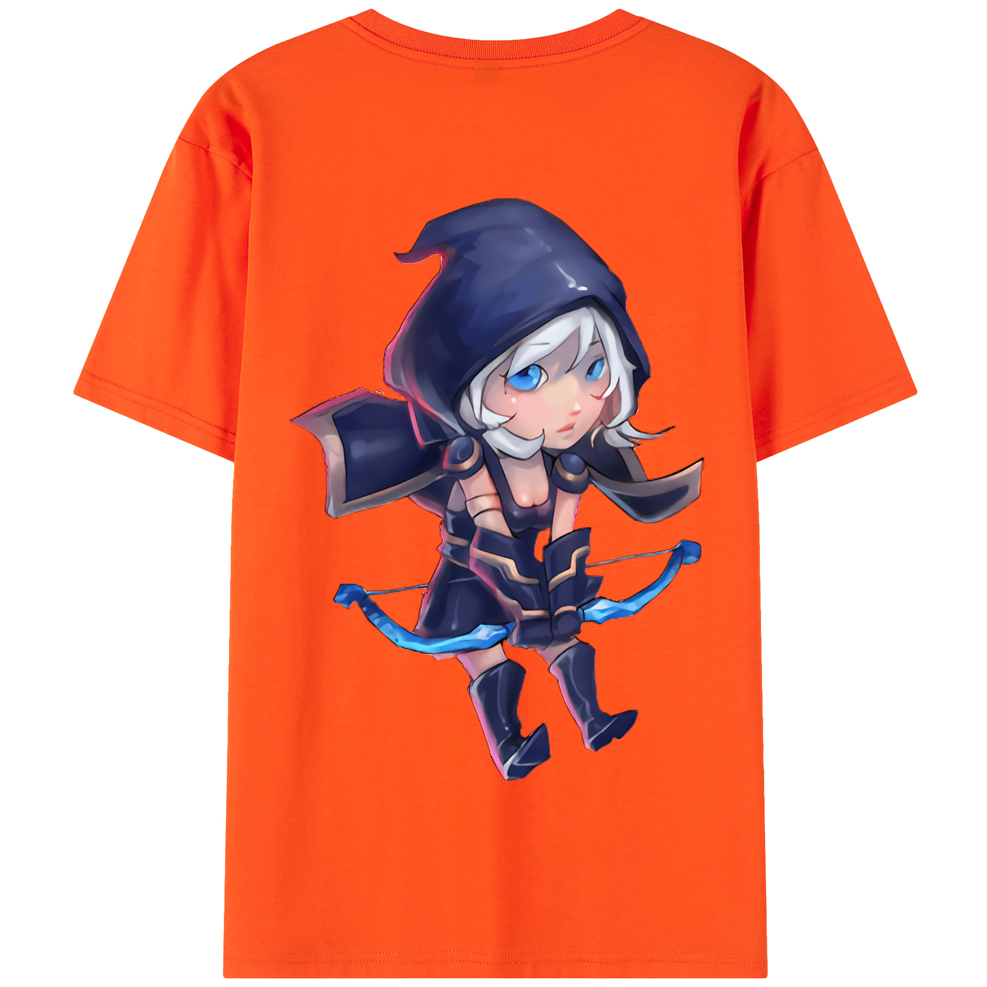 リーグ・オブ・レジェンド League of Legends LOL 綿100％半袖Tシャツ（背面プリント）