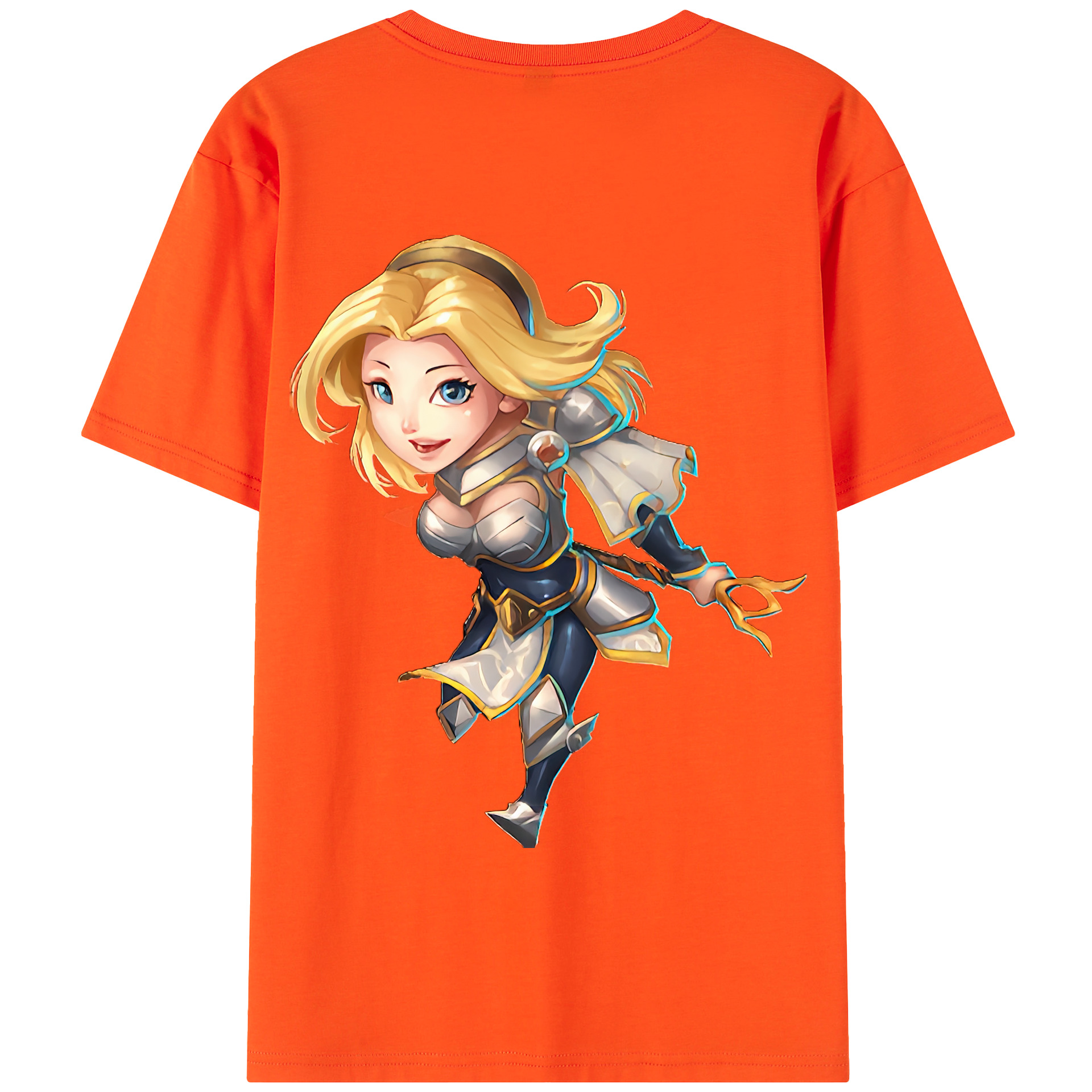 リーグ・オブ・レジェンド League of Legends LOL 綿100％半袖Tシャツ（背面プリント）