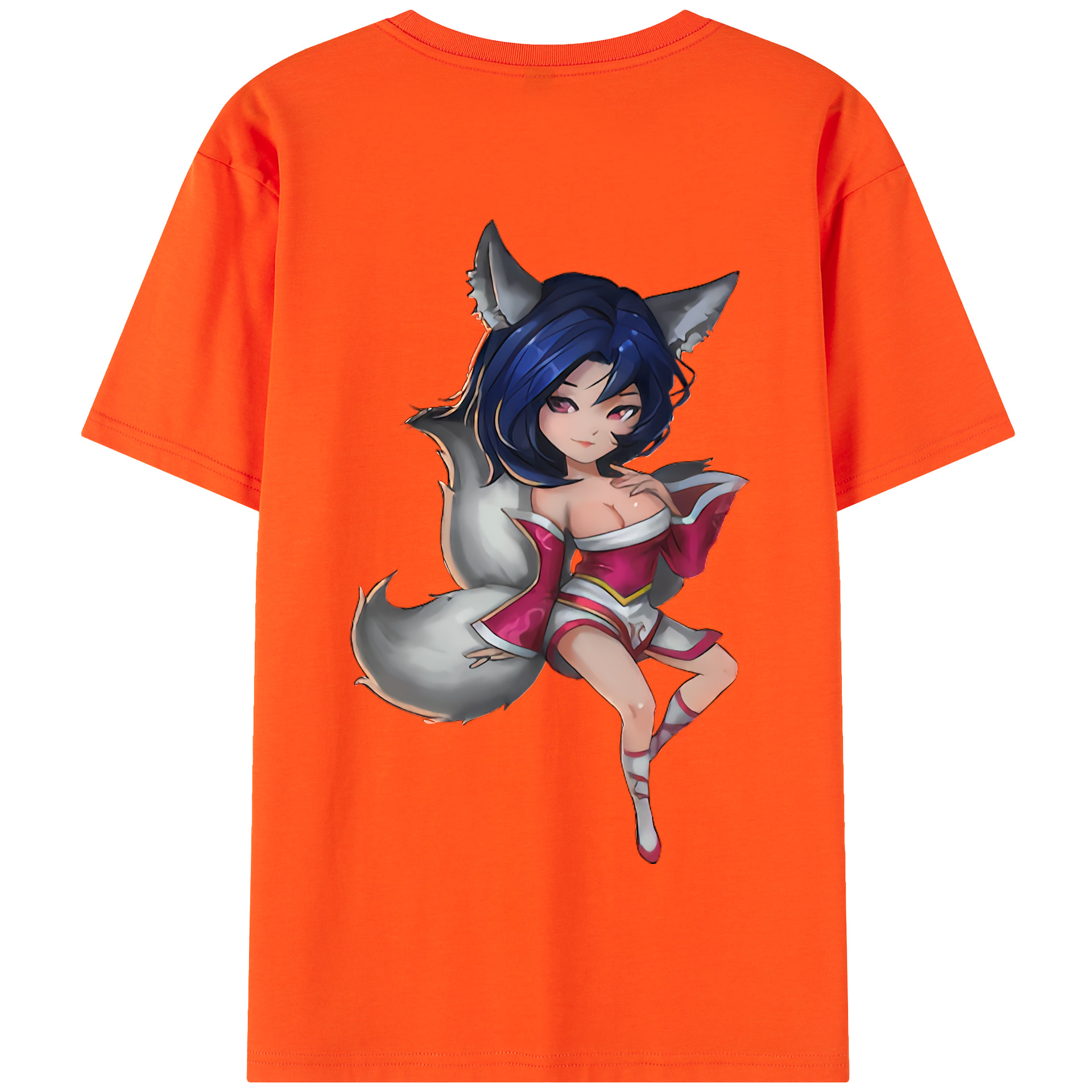 リーグ・オブ・レジェンド League of Legends LOL 綿100％半袖Tシャツ（背面プリント）
