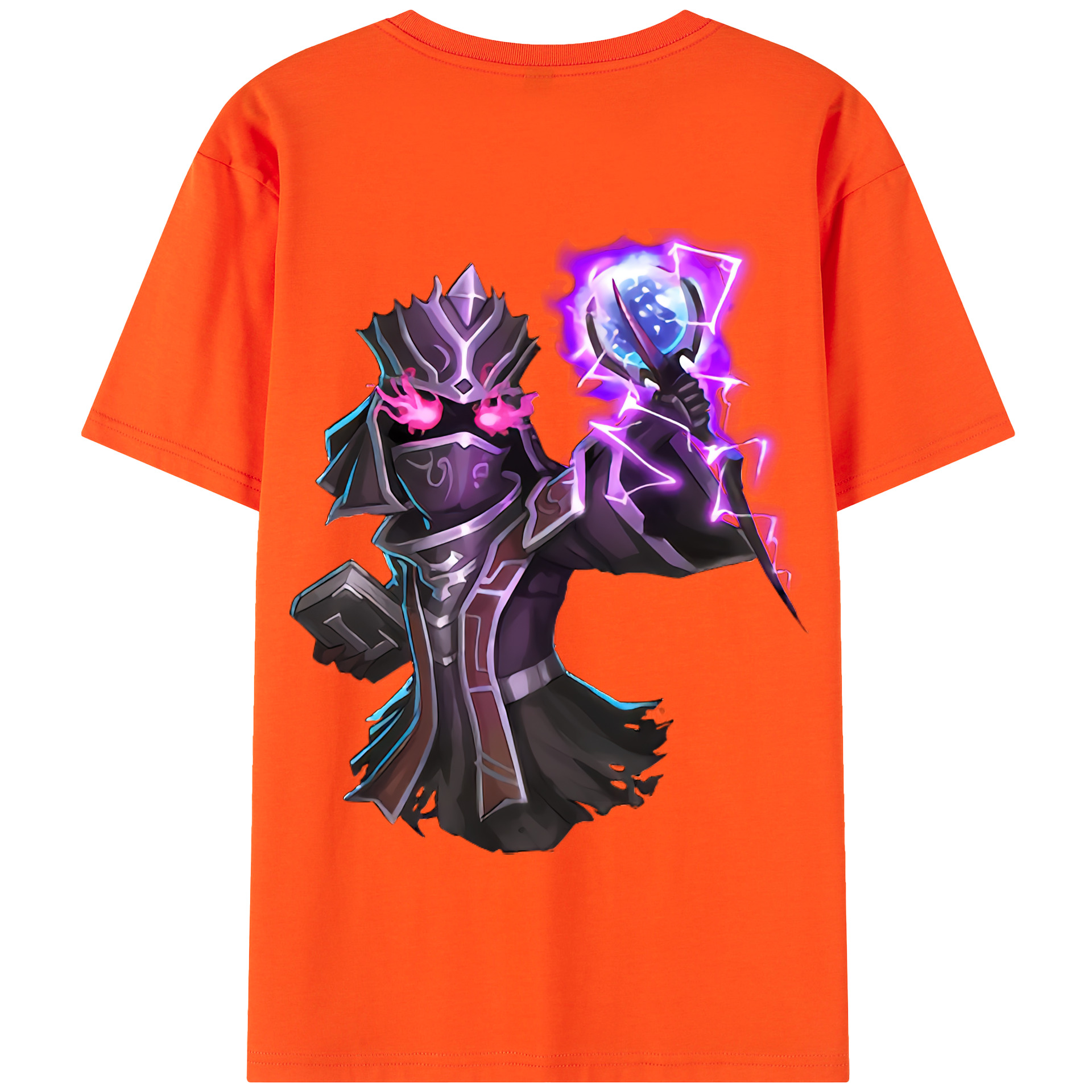 （画像用） リーグ・オブ・レジェンド League of Legends LOL 綿100％半袖Tシャツ（背面プリント）