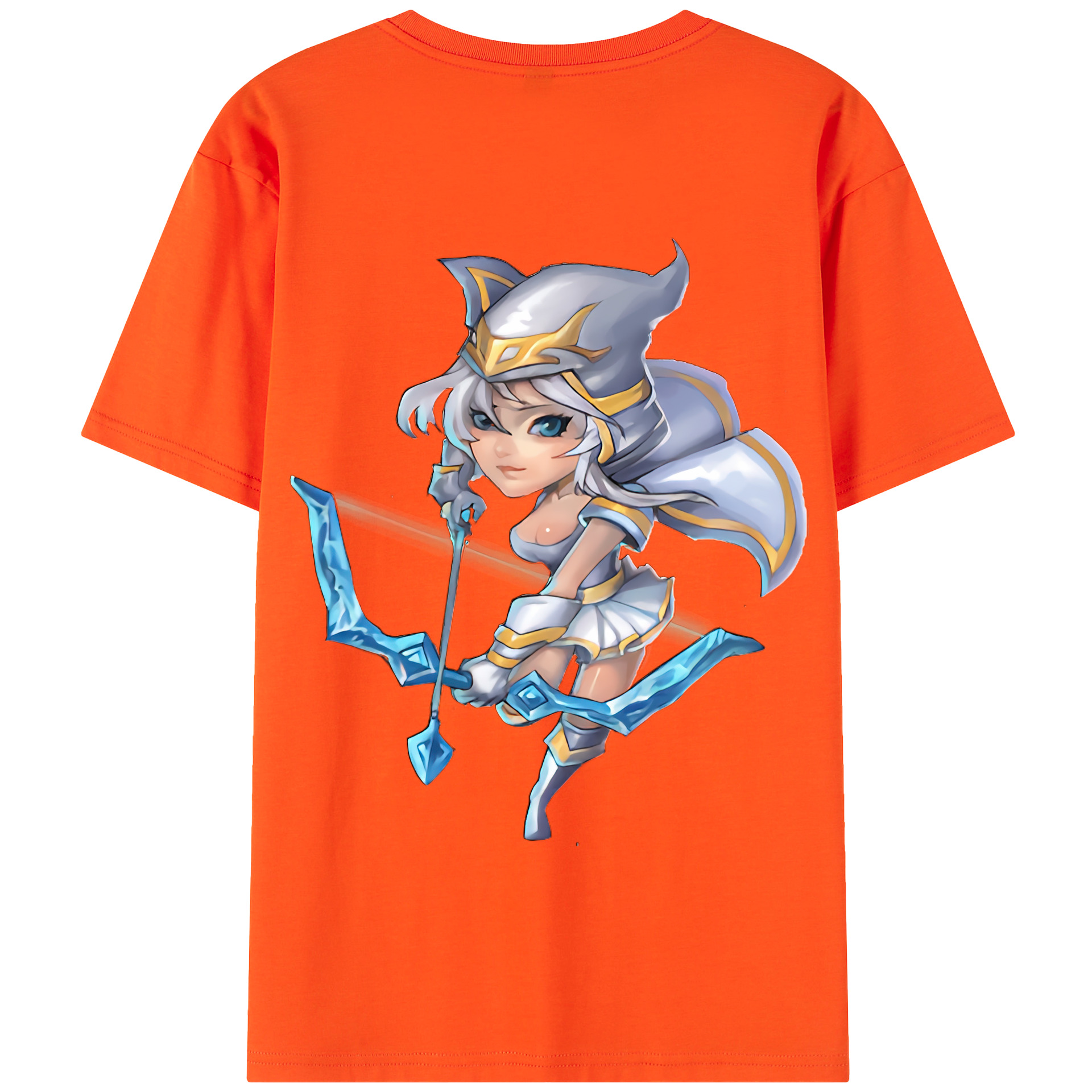 リーグ・オブ・レジェンド League of Legends LOL 綿100％半袖Tシャツ（背面プリント）