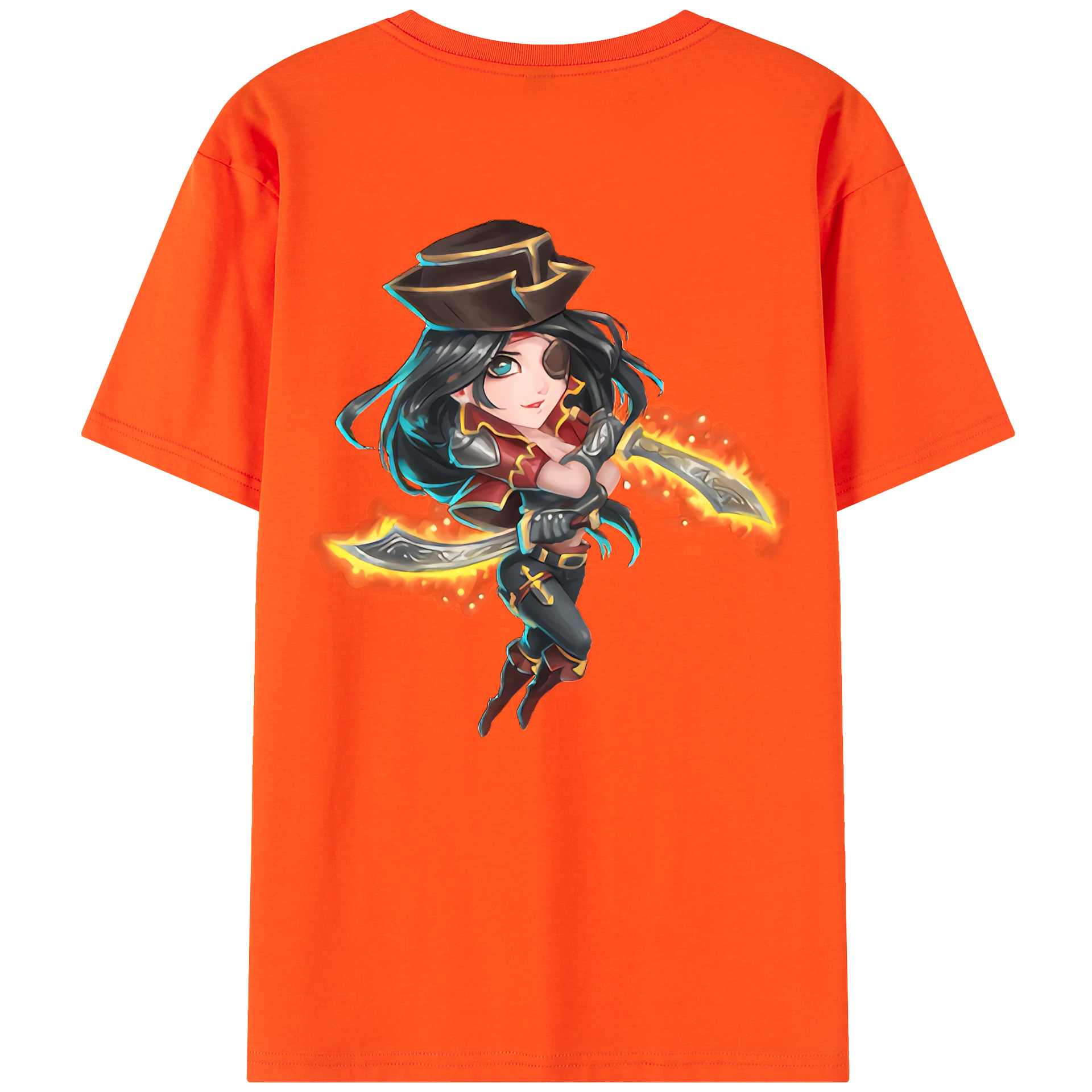 リーグ・オブ・レジェンド League of Legends LOL 綿100％半袖Tシャツ（背面プリント）