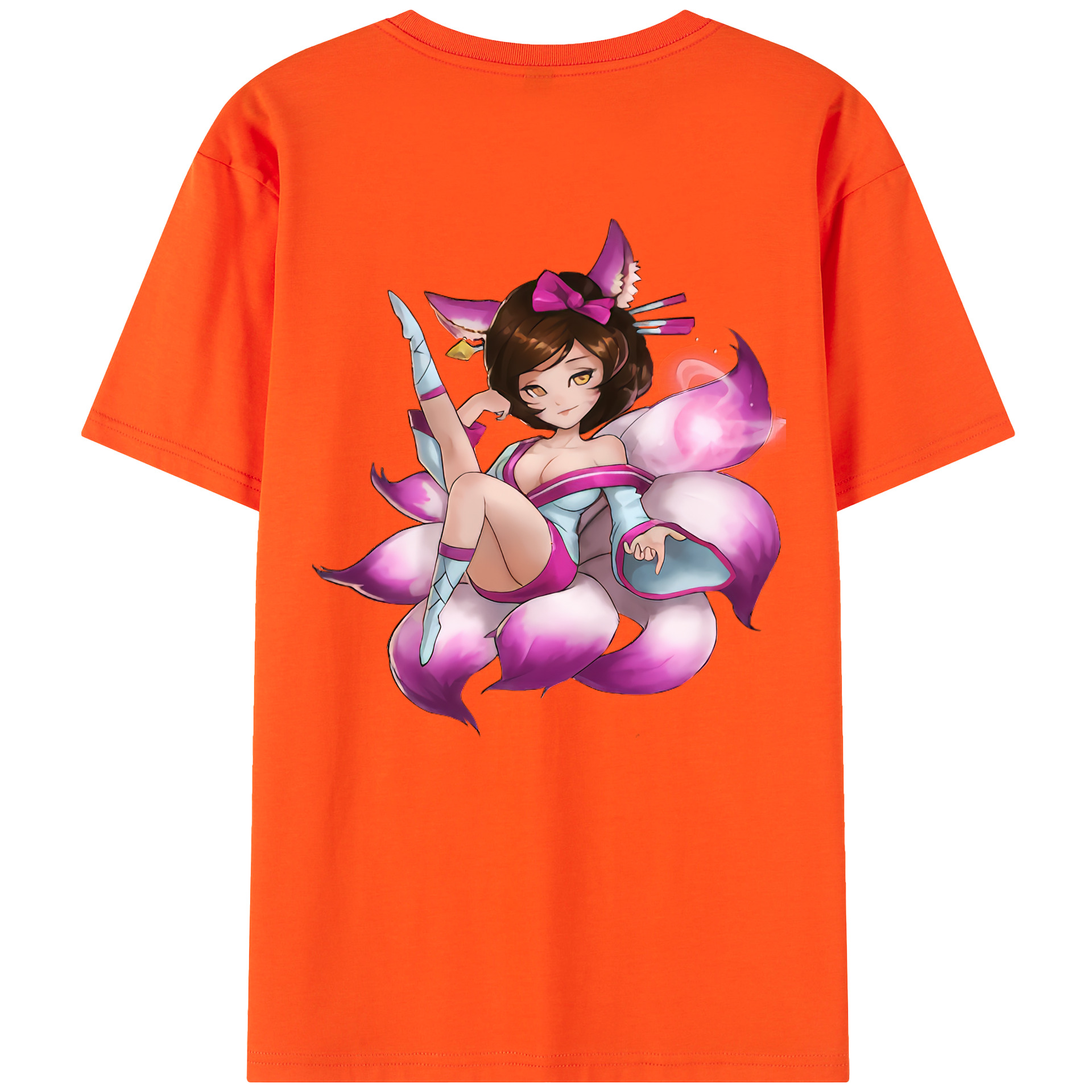 リーグ・オブ・レジェンド League of Legends LOL 綿100％半袖Tシャツ（背面プリント）