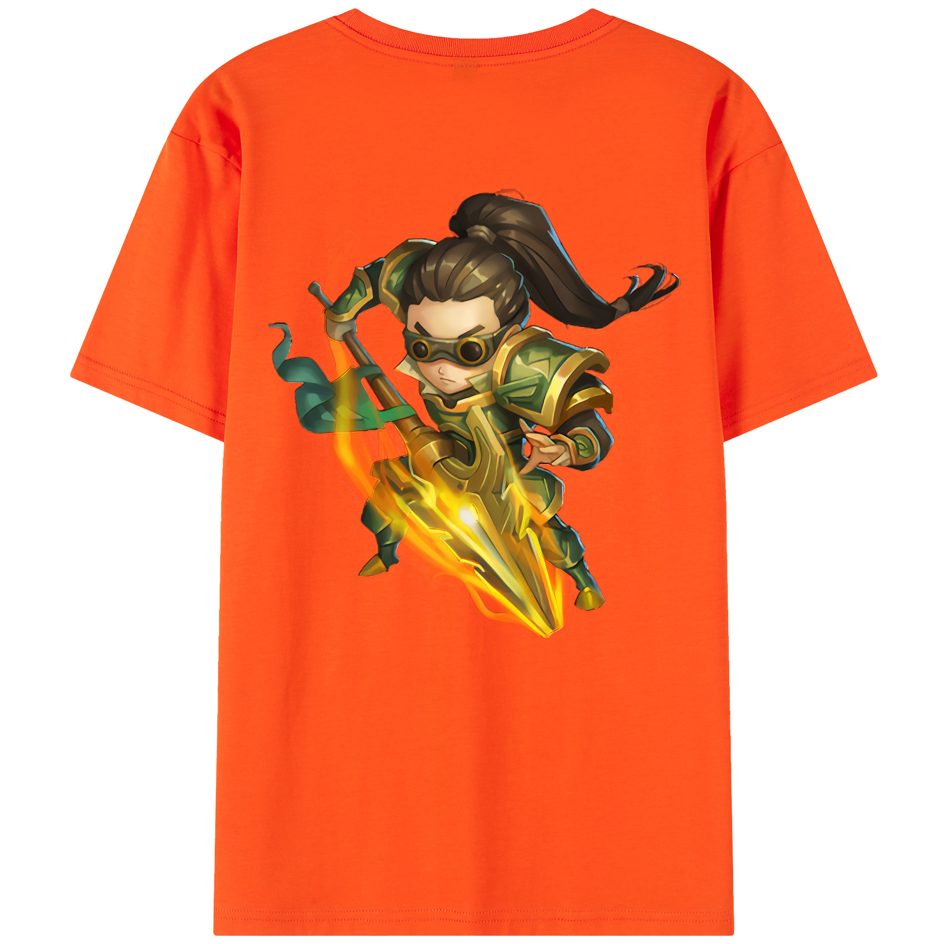 リーグ・オブ・レジェンド League of Legends LOL 綿100％半袖Tシャツ（背面プリント）