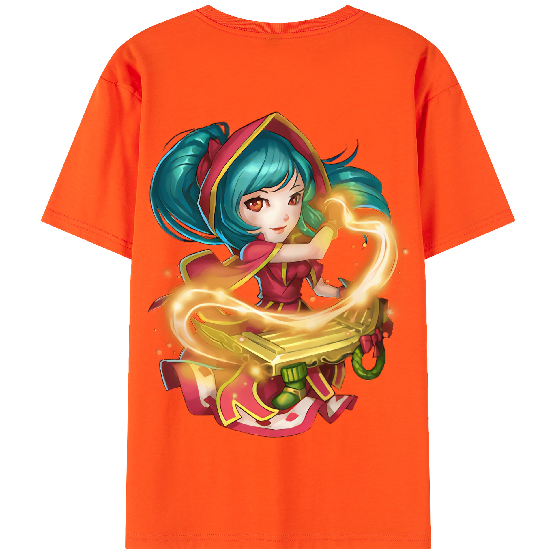 リーグ・オブ・レジェンド League of Legends LOL 綿100％半袖Tシャツ（背面プリント）