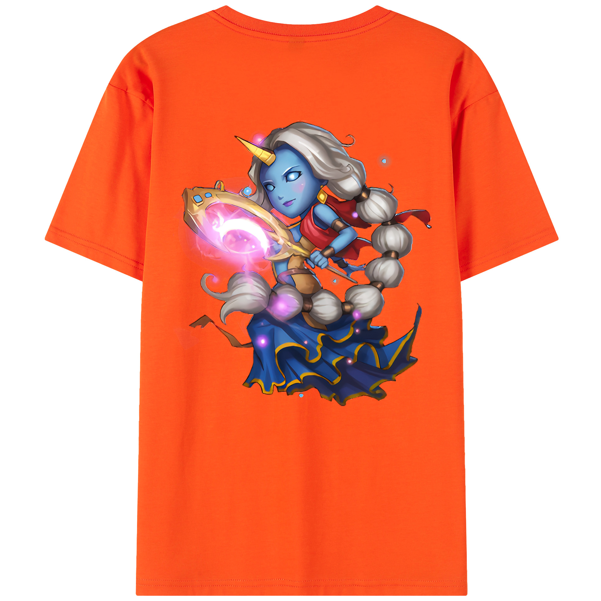 リーグ・オブ・レジェンド League of Legends LOL 綿100％半袖Tシャツ（背面プリント）