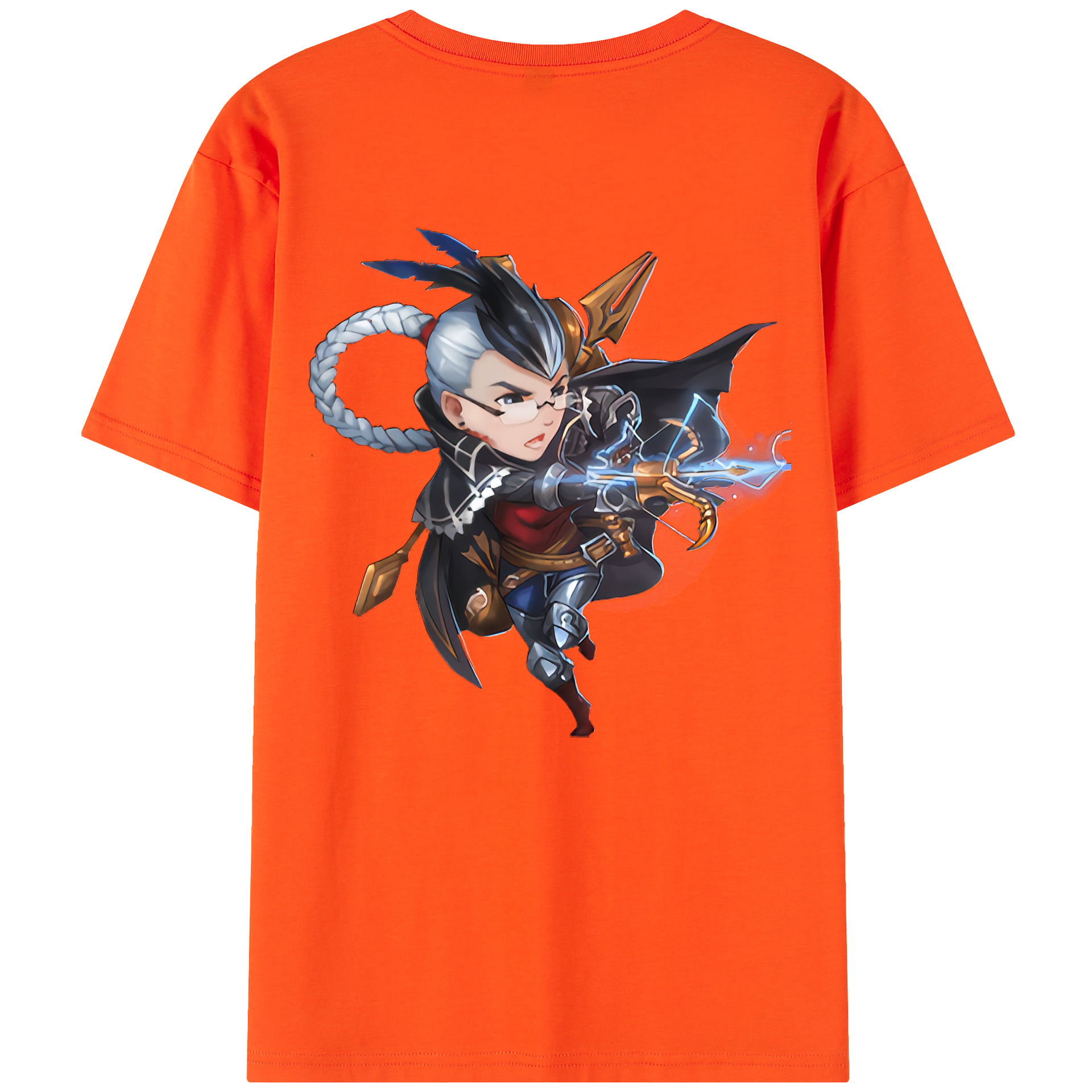 リーグ・オブ・レジェンド League of Legends LOL 綿100％半袖Tシャツ（背面プリント）