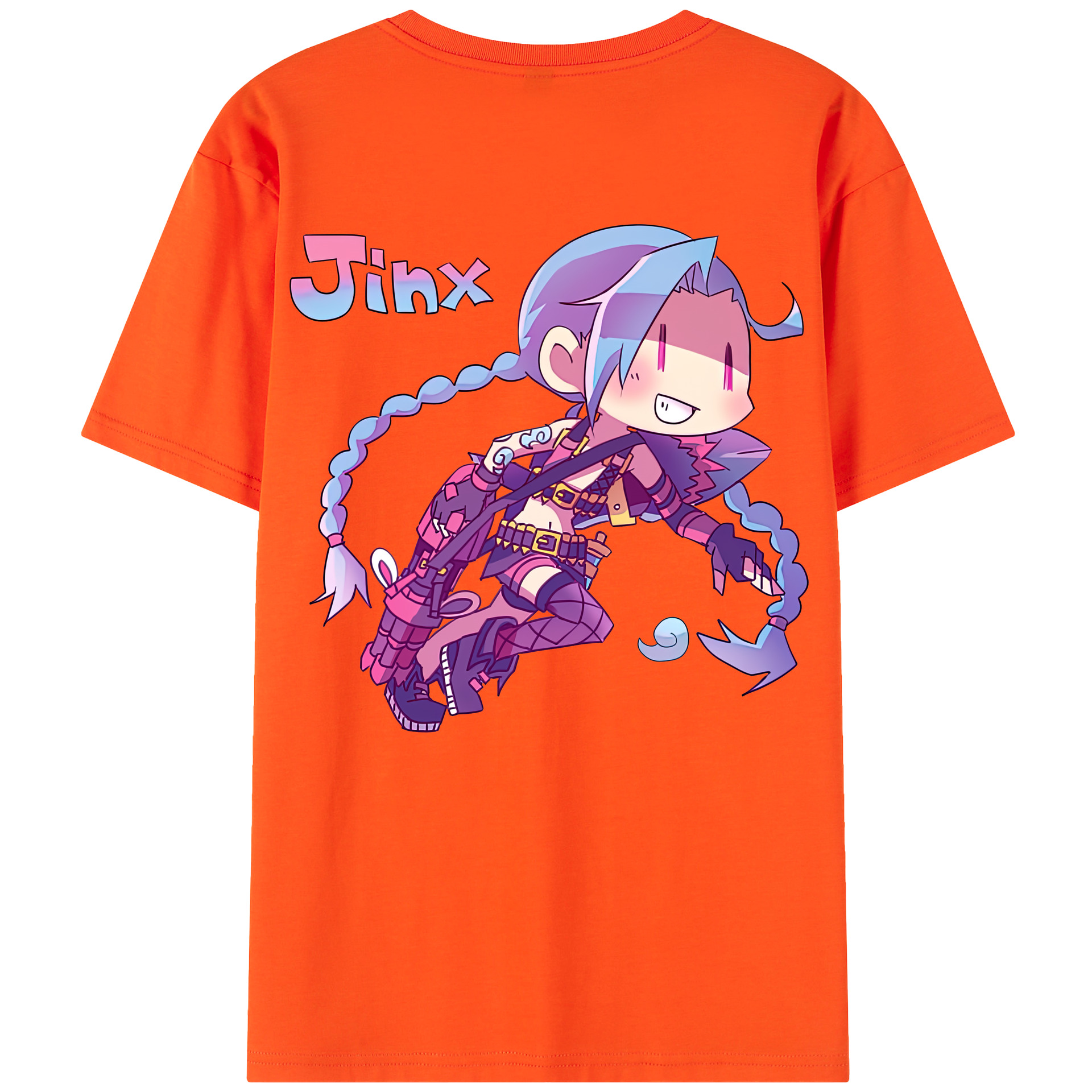 リーグ・オブ・レジェンド League of Legends LOL 綿100％半袖Tシャツ（背面プリント）