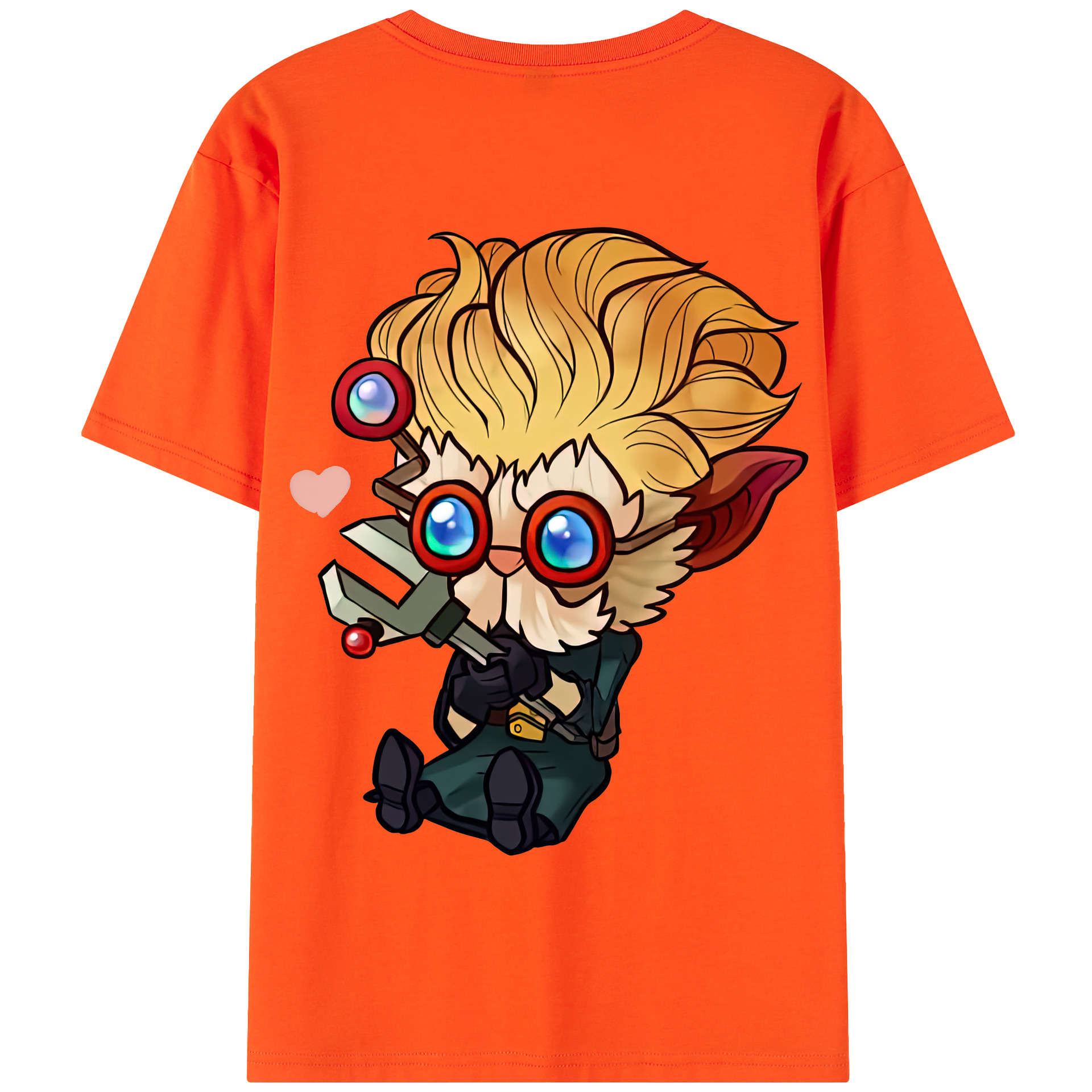リーグ・オブ・レジェンド League of Legends LOL 綿100％半袖Tシャツ（背面プリント）