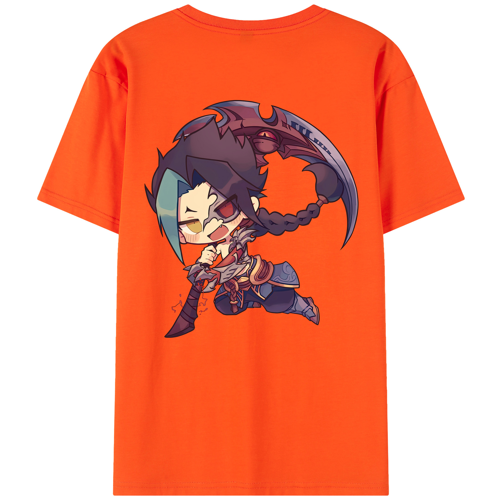 リーグ・オブ・レジェンド League of Legends LOL 綿100％半袖Tシャツ（背面プリント）