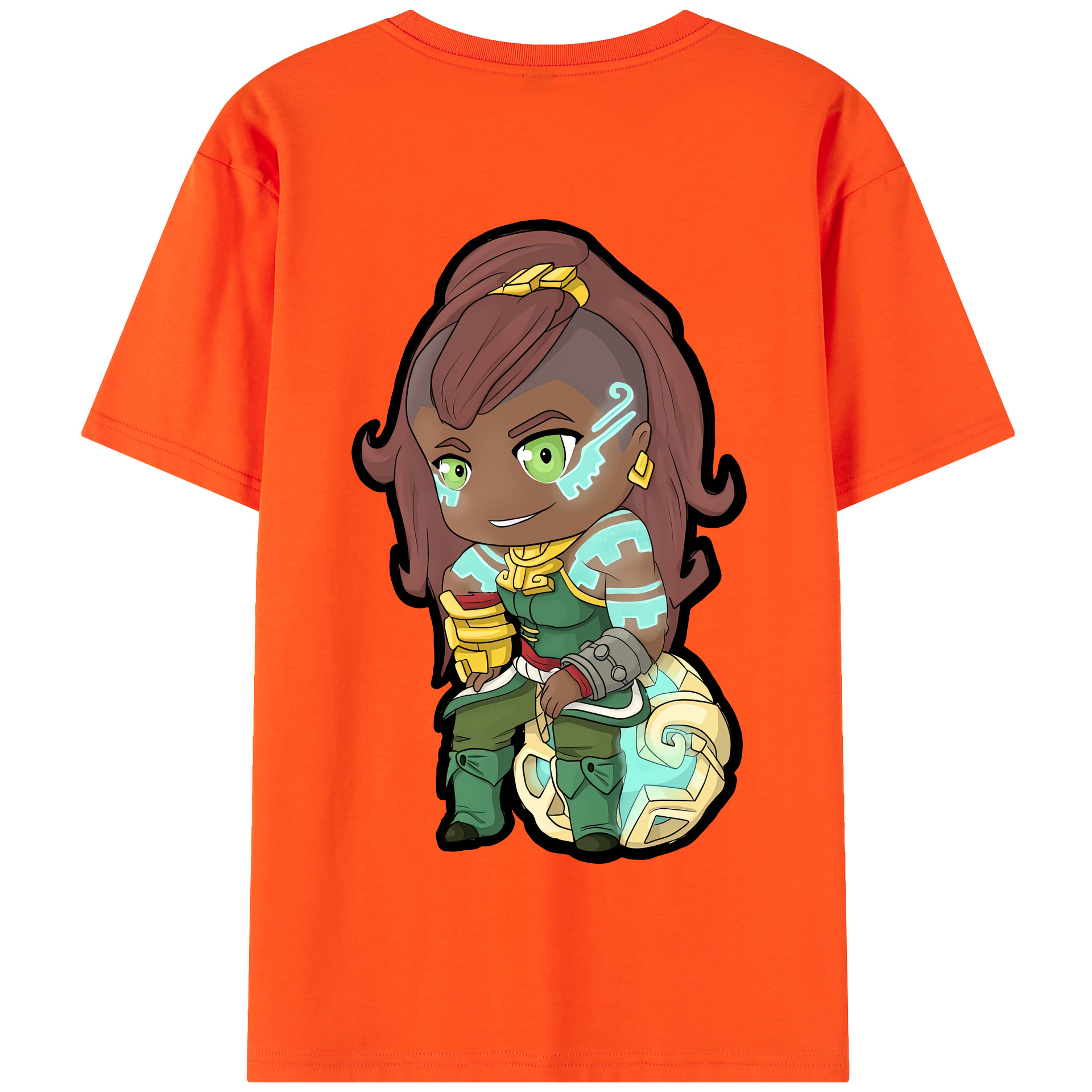 リーグ・オブ・レジェンド League of Legends LOL 綿100％半袖Tシャツ（背面プリント）