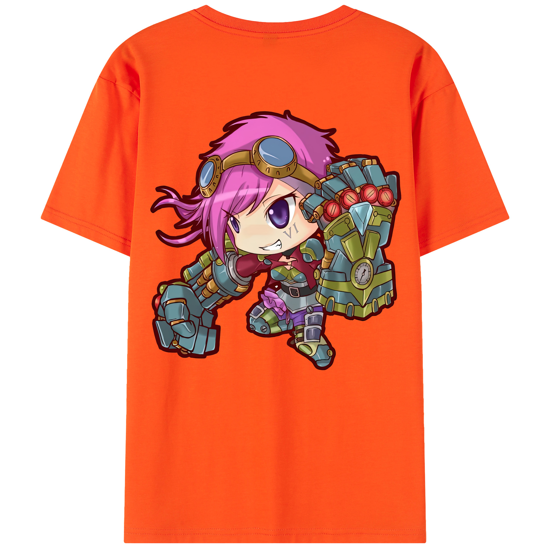 リーグ・オブ・レジェンド League of Legends LOL 綿100％半袖Tシャツ（背面プリント）