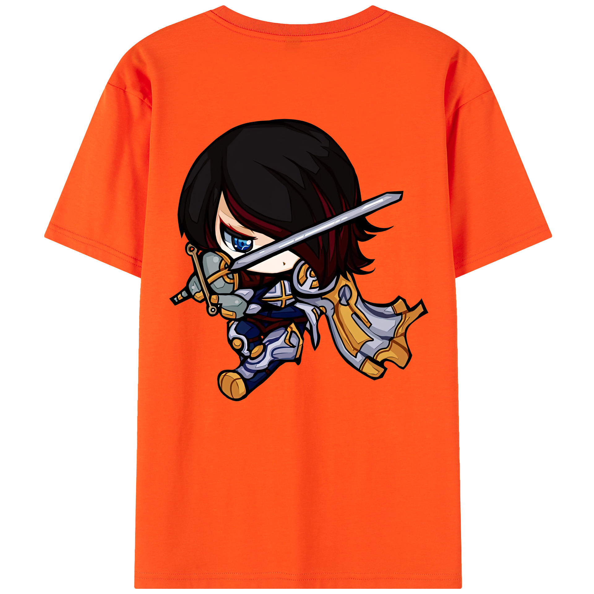 リーグ・オブ・レジェンド League of Legends LOL 綿100％半袖Tシャツ（背面プリント）