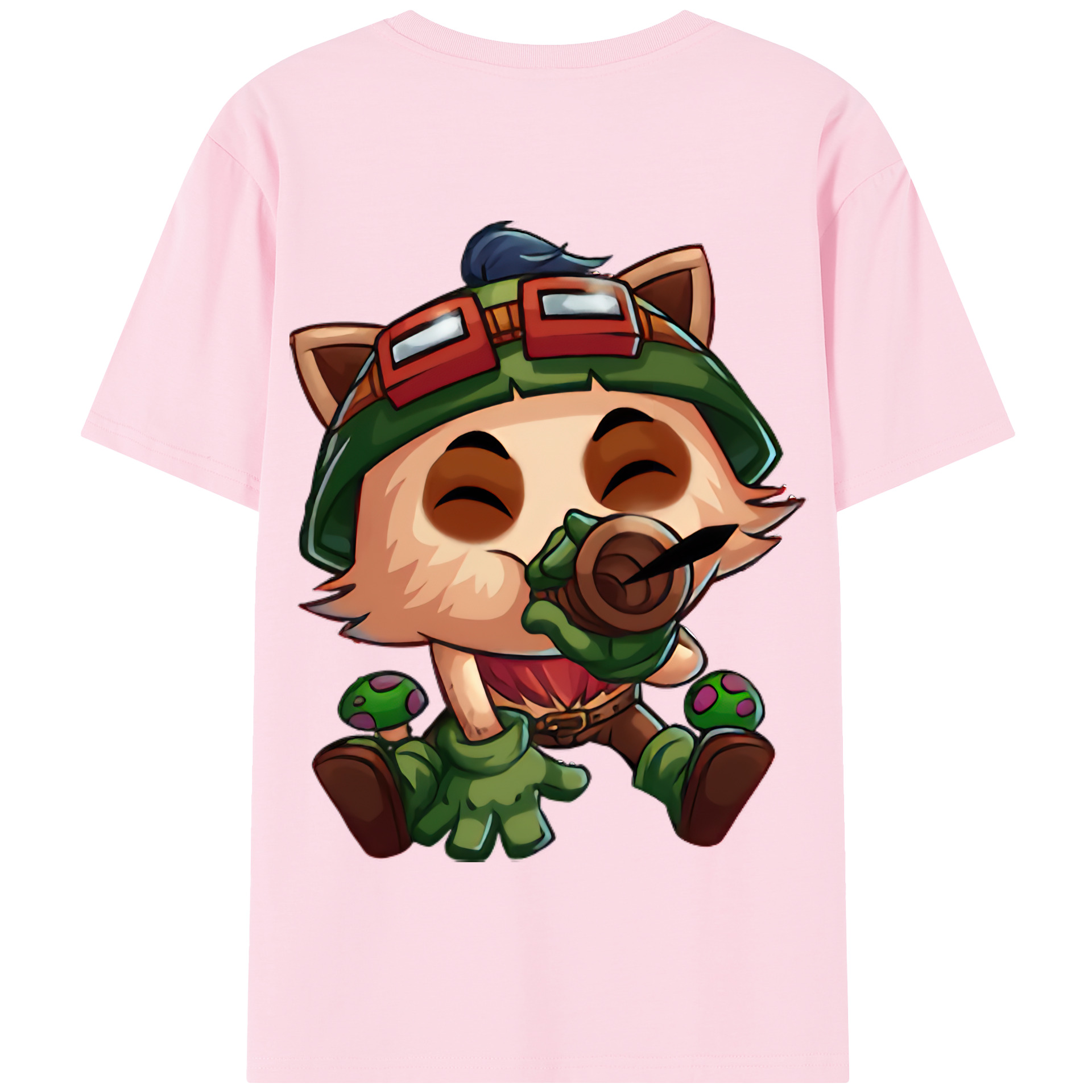リーグ・オブ・レジェンド League of Legends LOL 綿100％半袖Tシャツ（背面プリント）