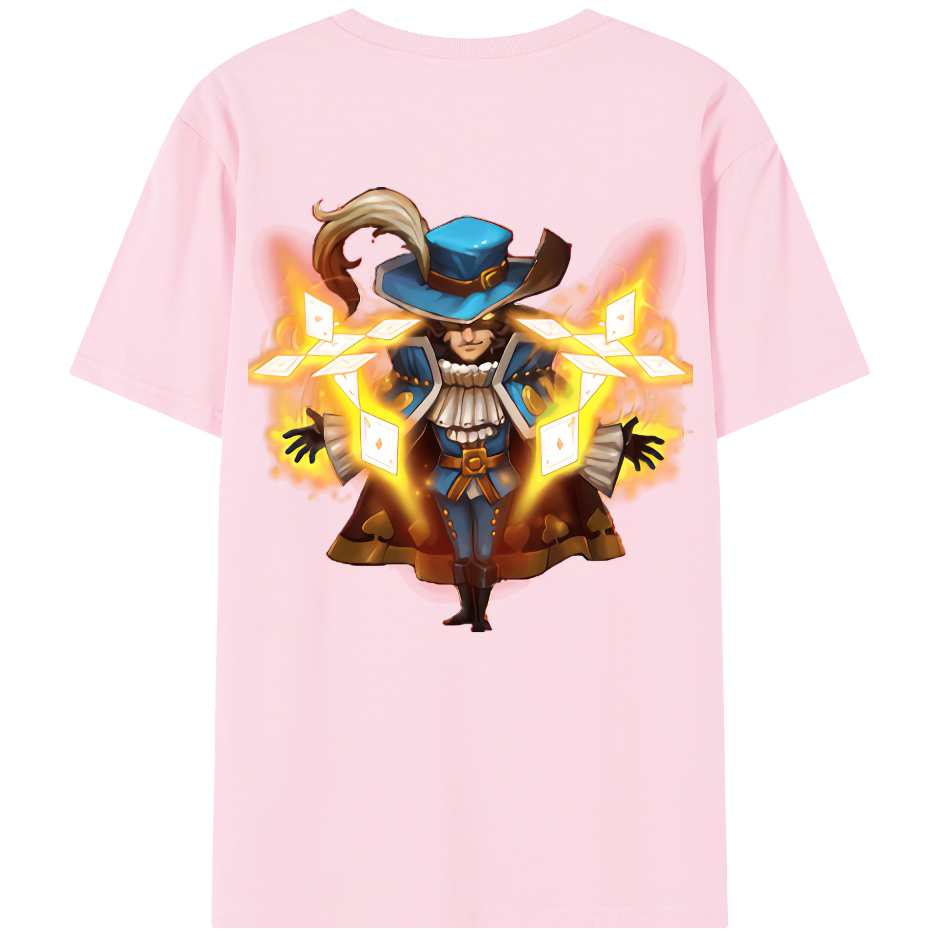 リーグ・オブ・レジェンド League of Legends LOL 綿100％半袖Tシャツ（背面プリント）