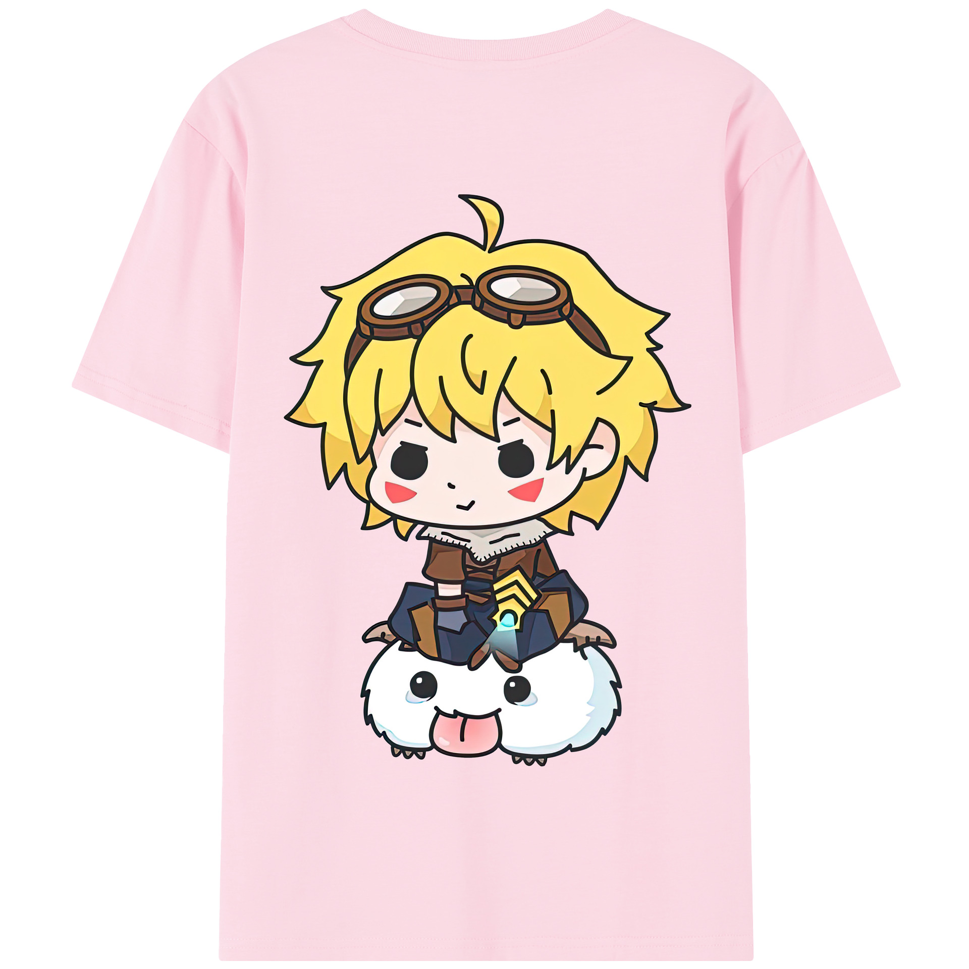リーグ・オブ・レジェンド League of Legends LOL 綿100％半袖Tシャツ（背面プリント）