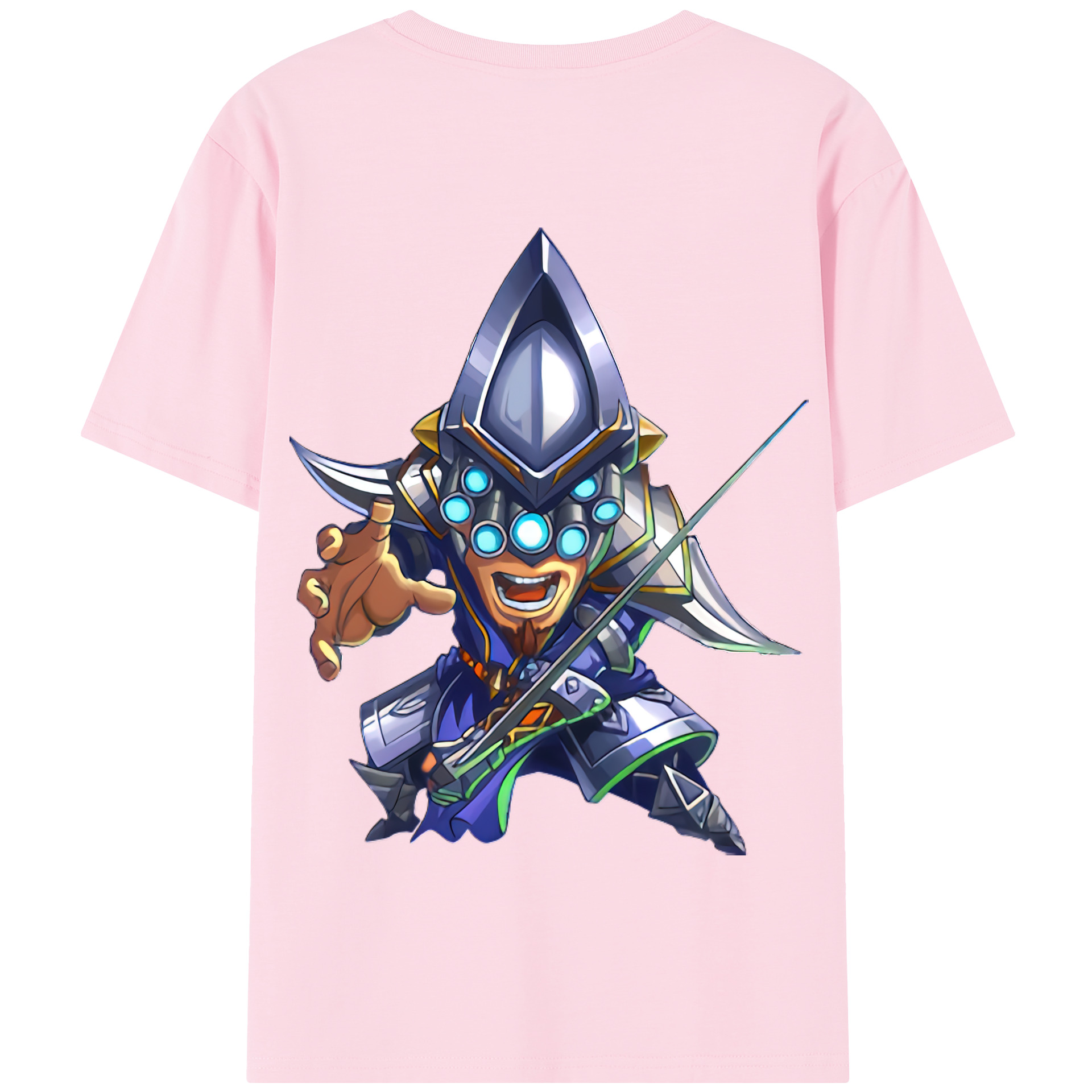 リーグ・オブ・レジェンド League of Legends LOL 綿100％半袖Tシャツ（背面プリント）